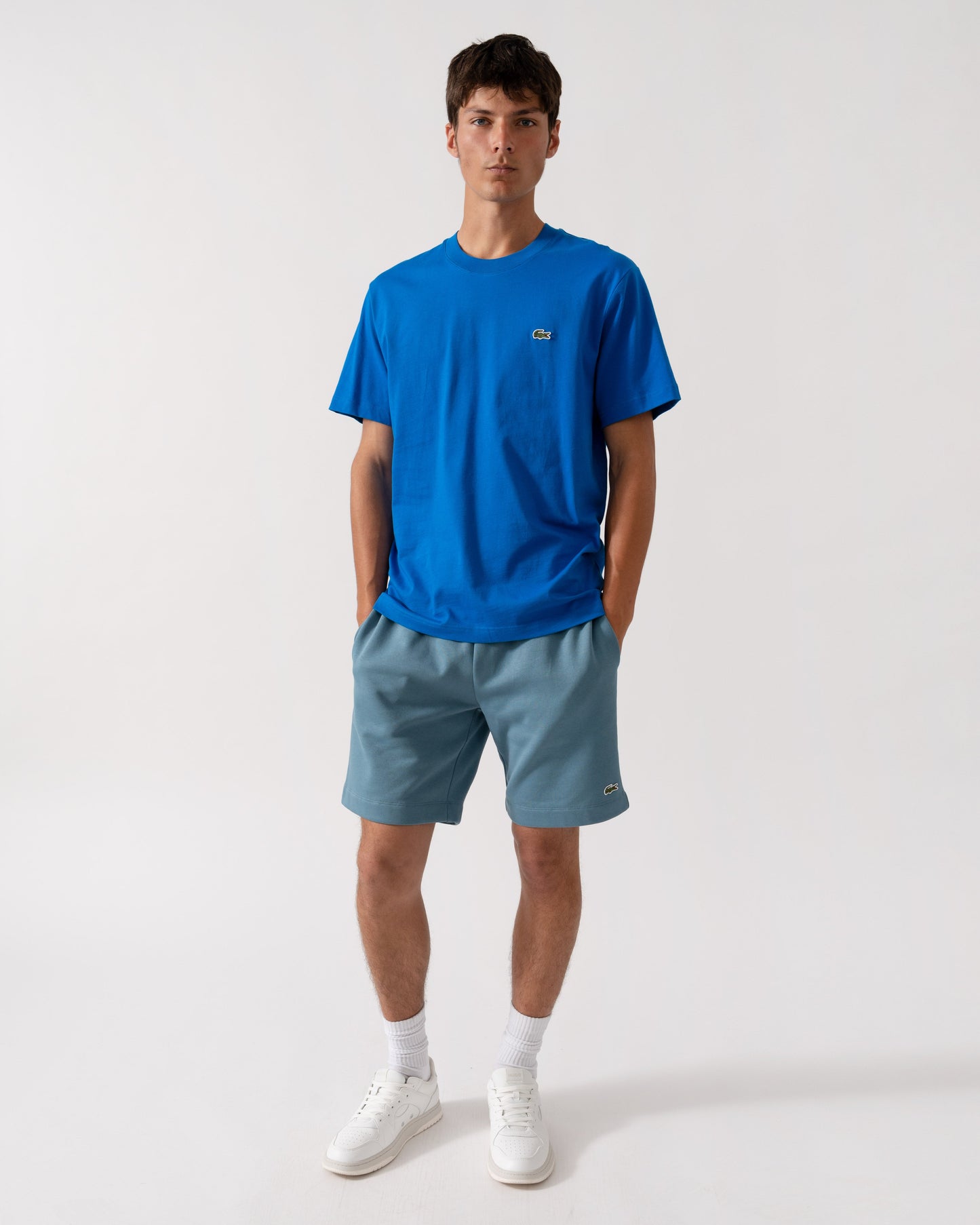 Lacoste Mens Classic Fit Cotton Jersey T-Shirt - Gipsy Blue 3D3