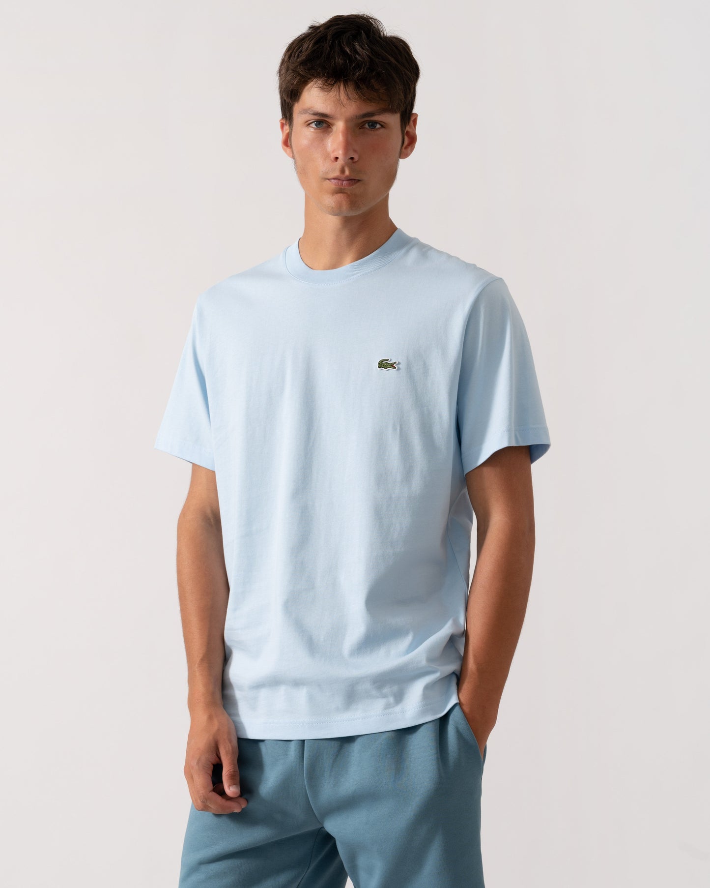 Lacoste Mens Classic Fit Cotton Jersey T-Shirt - Rill T01