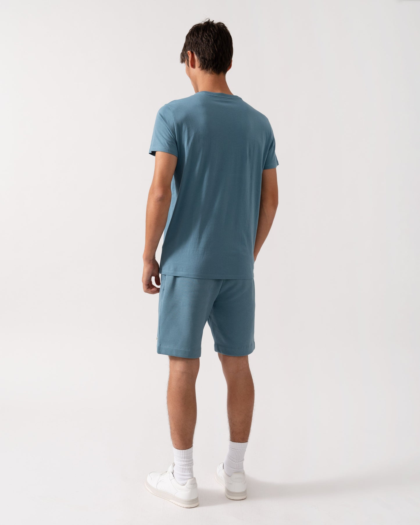Lacoste Mens Crew Neck Pima Cotton Jersey T-Shirt - Limestone HD9