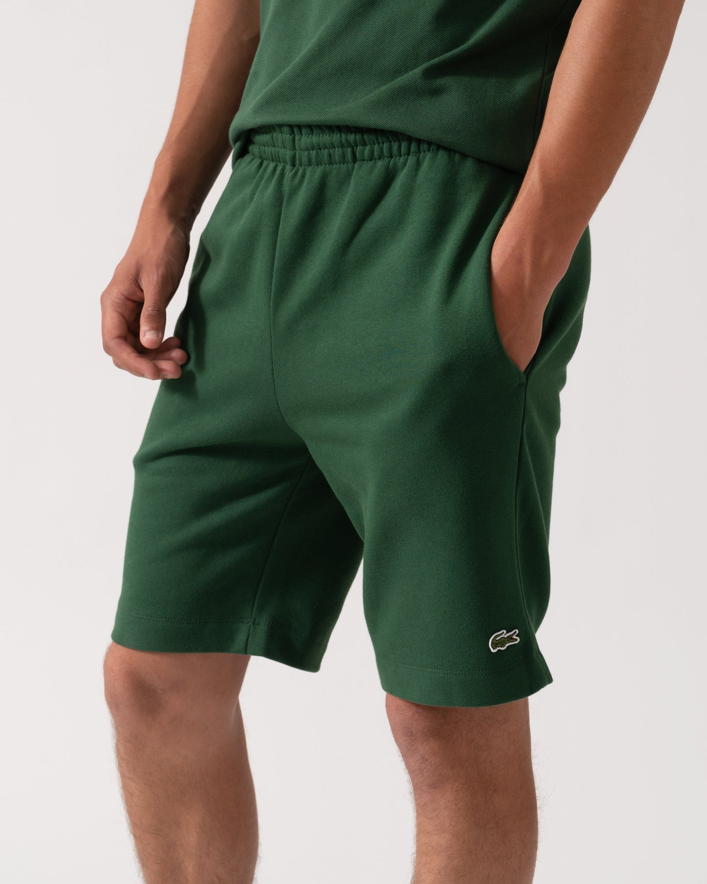 Lacoste Mens Fleece Shorts - Green 132