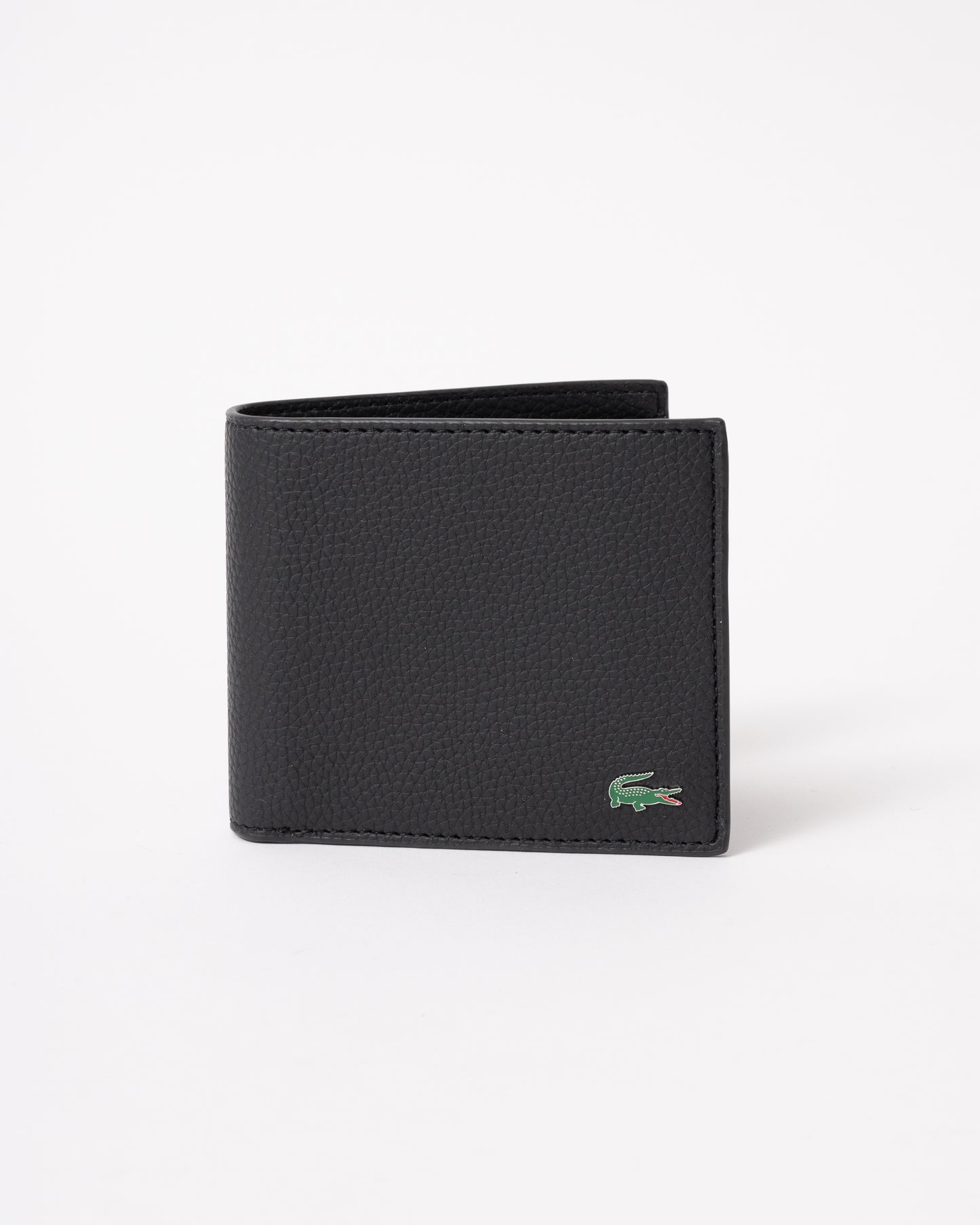 Lacoste Mens Medium Billfold Coin Wallet - Noir 000
