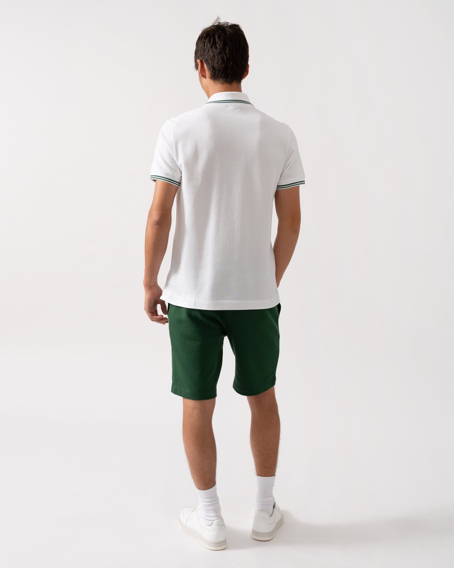 Lacoste Mens Tipped Polo Shirt - White 001