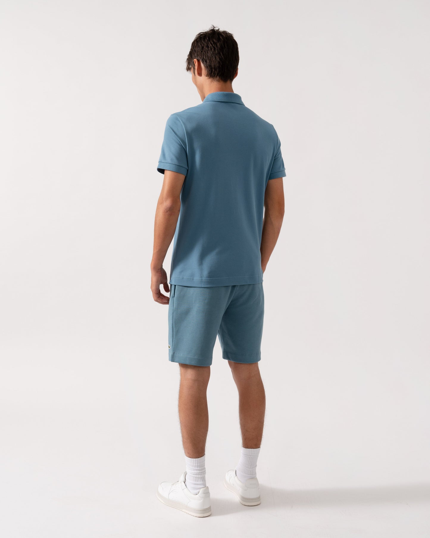 Lacoste Smart Paris Mens Stretch Cotton Polo Shirt - Limestone HD9