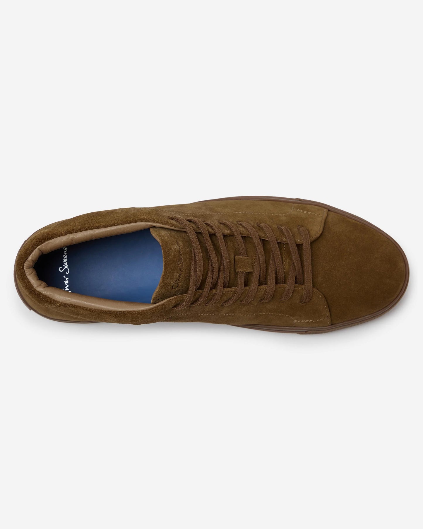 Oliver Sweeney Laxey Mens Suede Hi-Tops - Tan