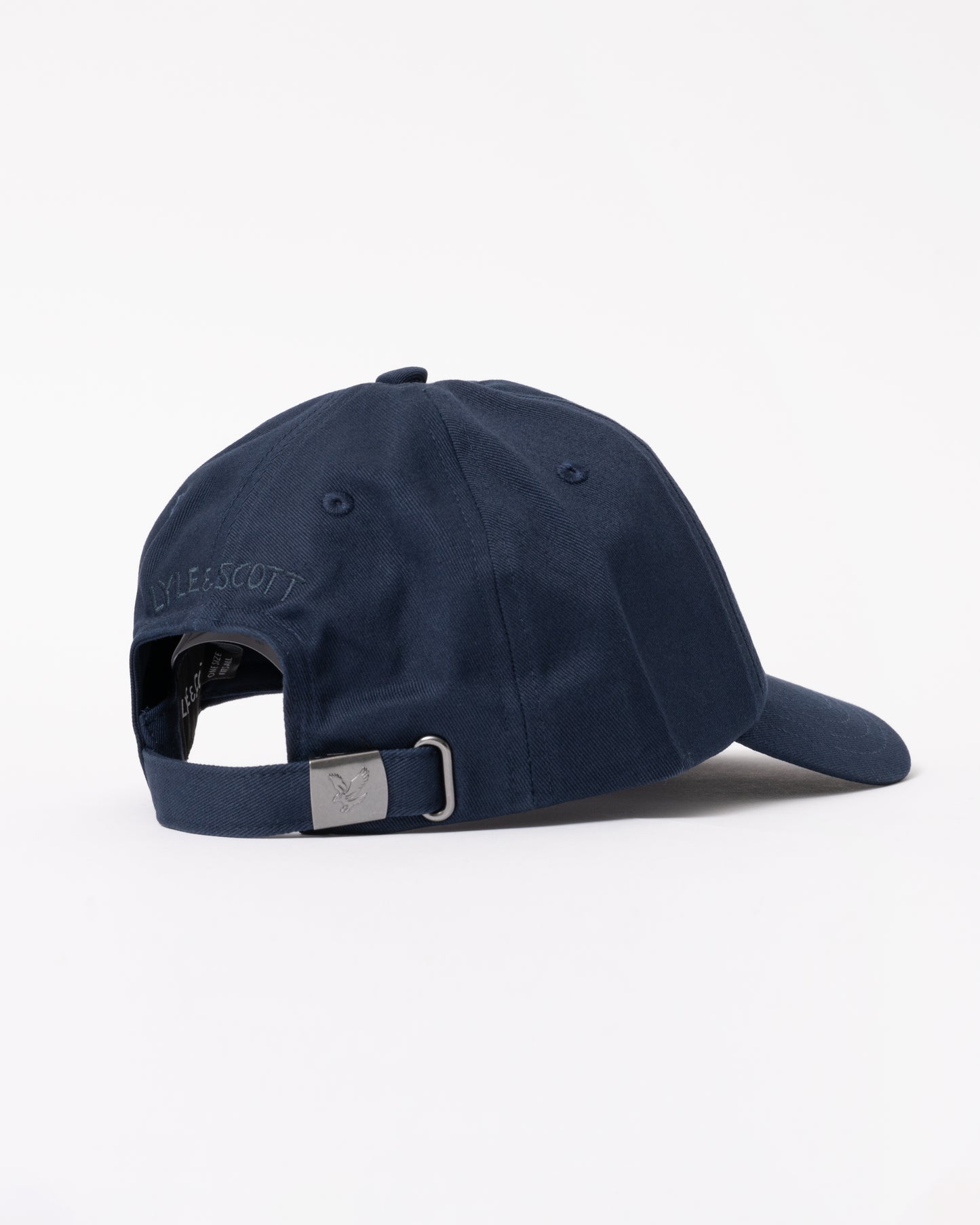 Lyle & Scott Tonal Eagle Baseball Cap - Z271 Dark Navy