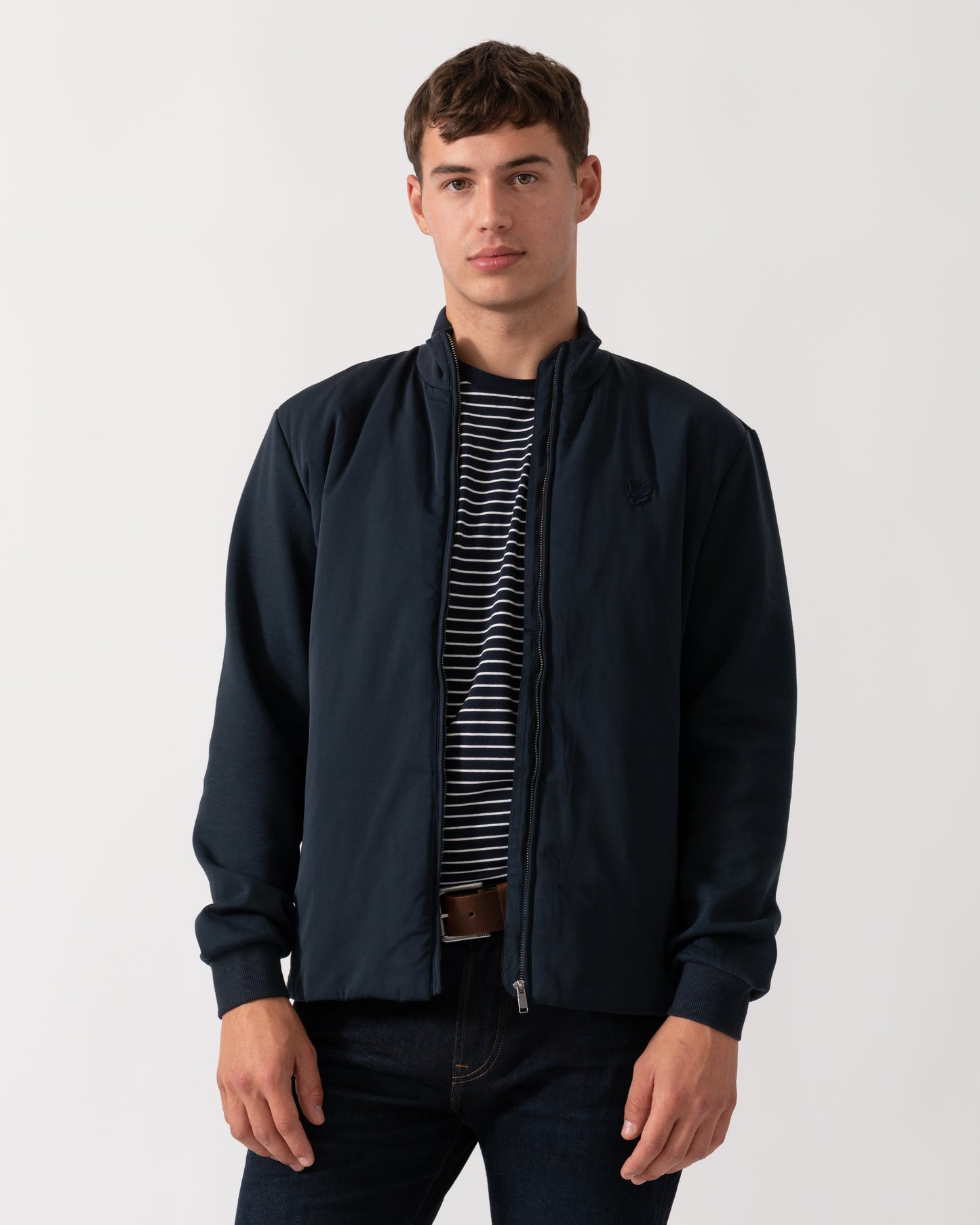 Lyle & Scott Tonal Hybrid Jacket - Z271 Dark Navy