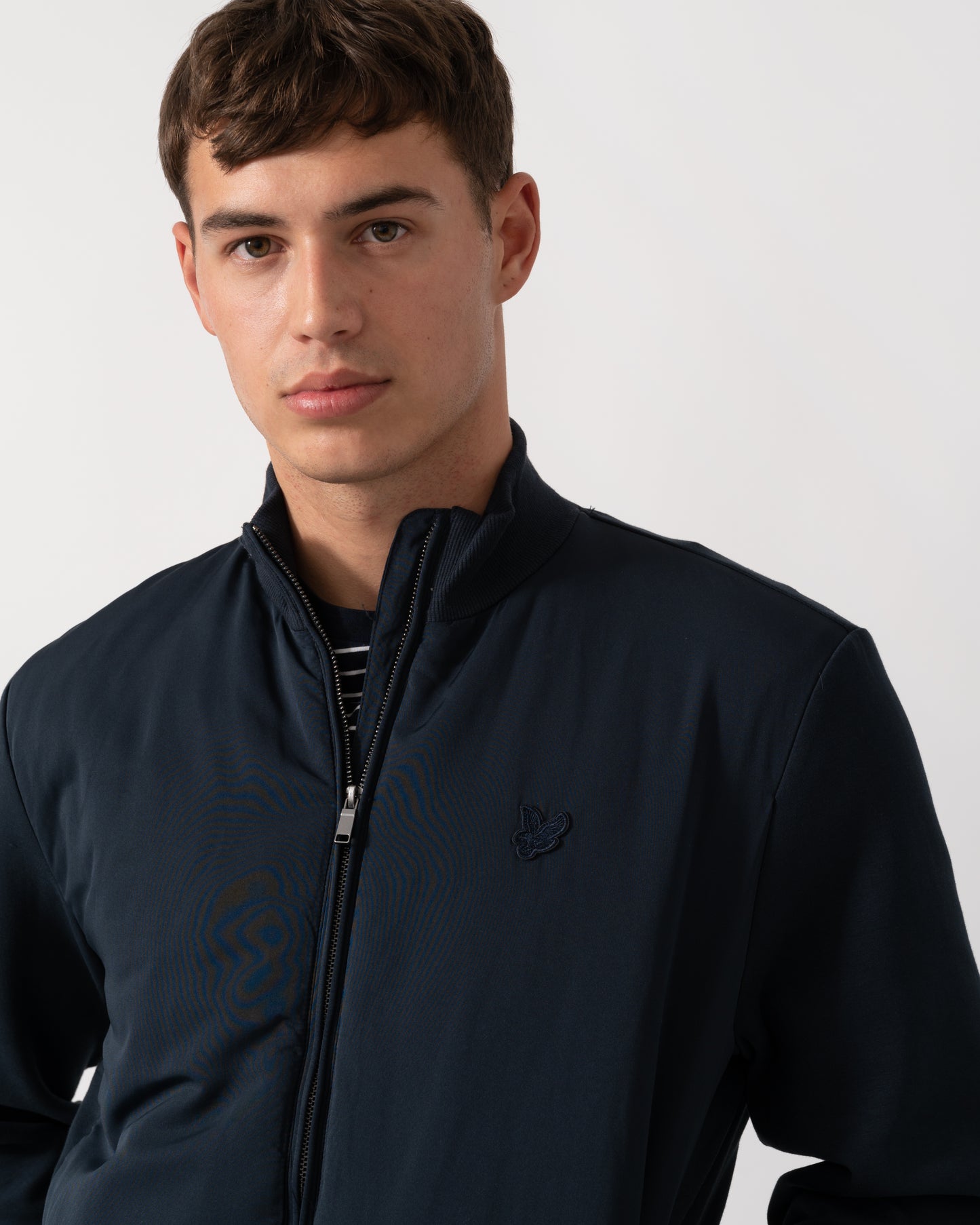 Lyle & Scott Tonal Hybrid Jacket - Z271 Dark Navy