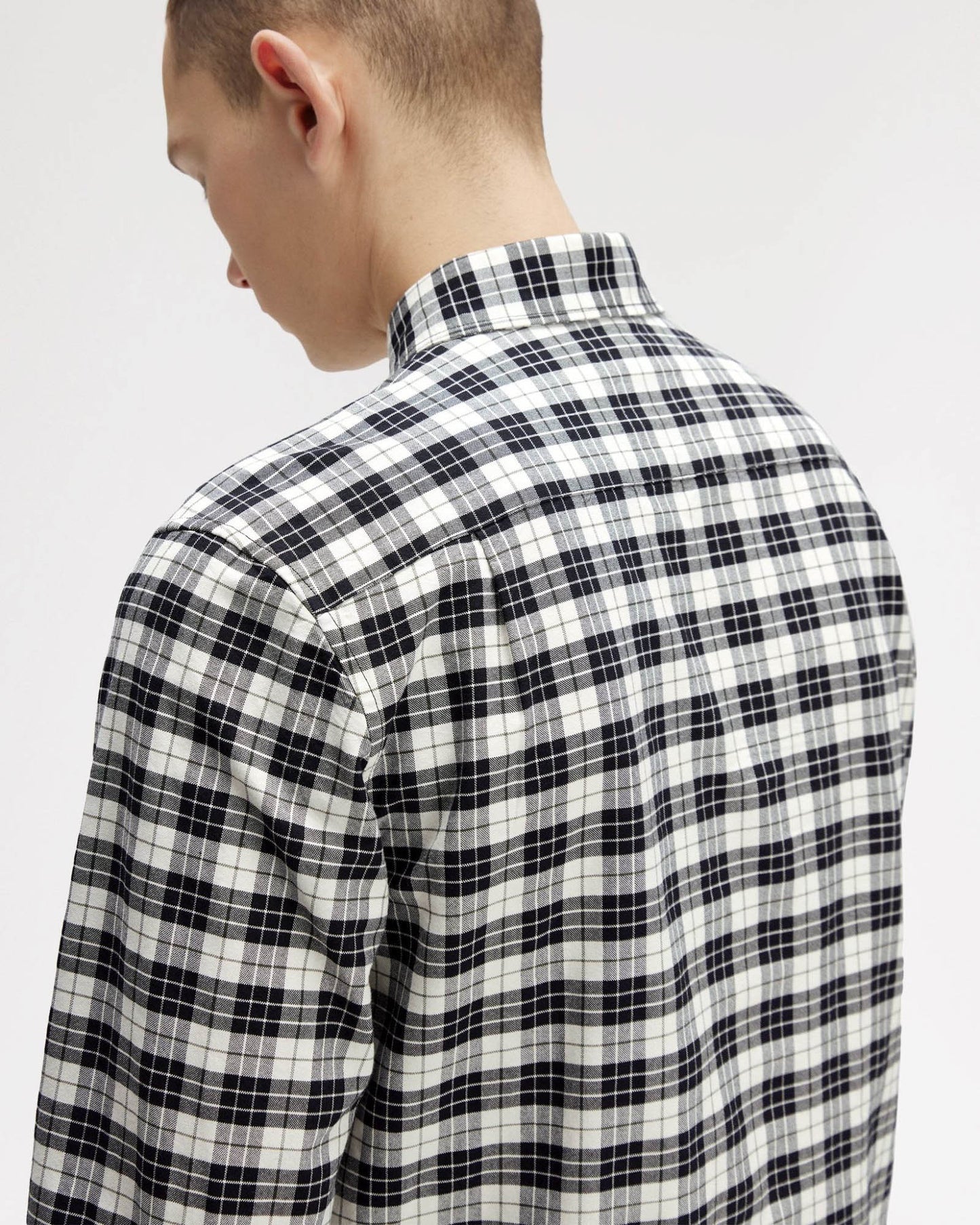 Tartan Oxford Shirt - Ecru 560