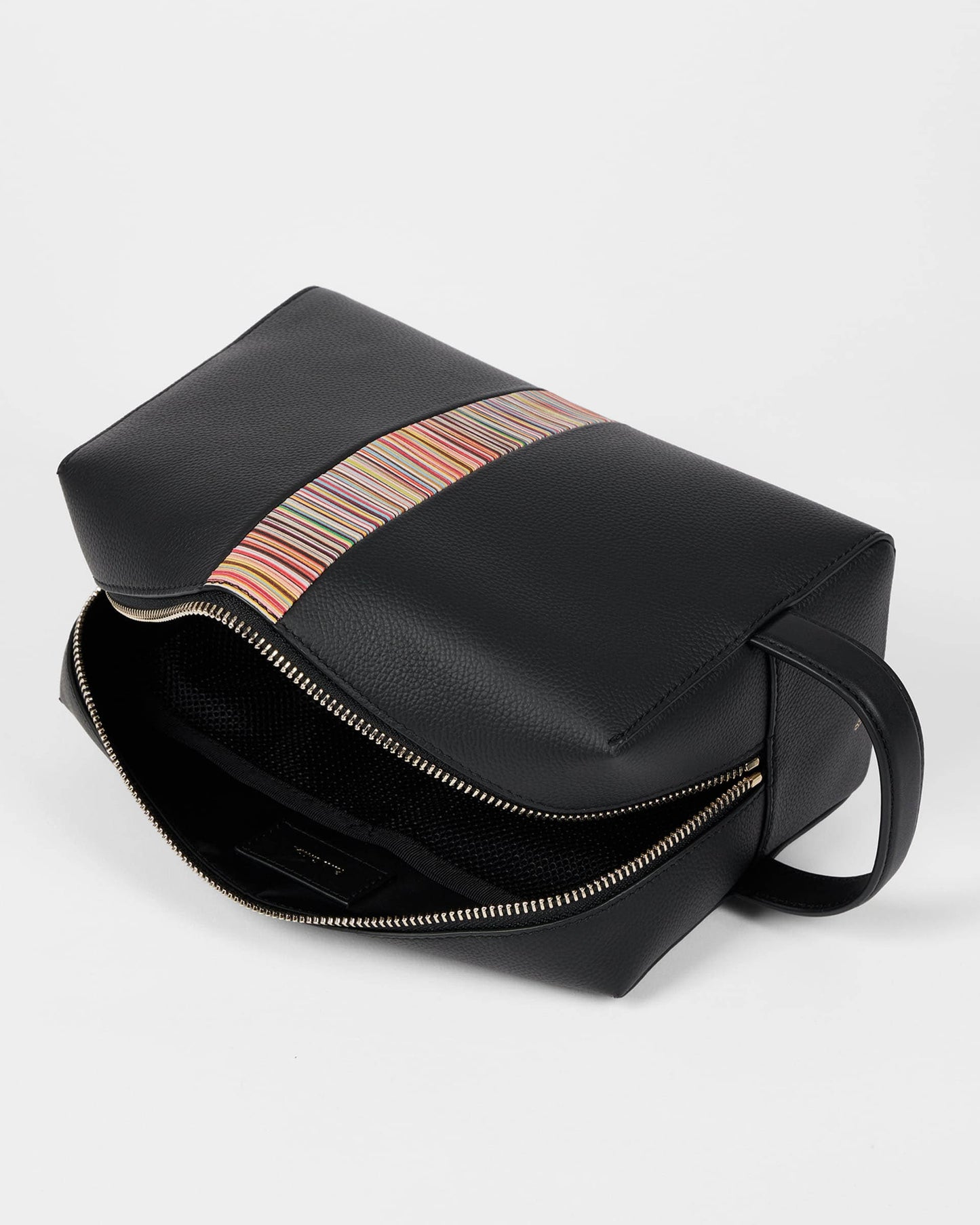 Paul Smith Mens Signature Stripe Washbag - 79 Black
