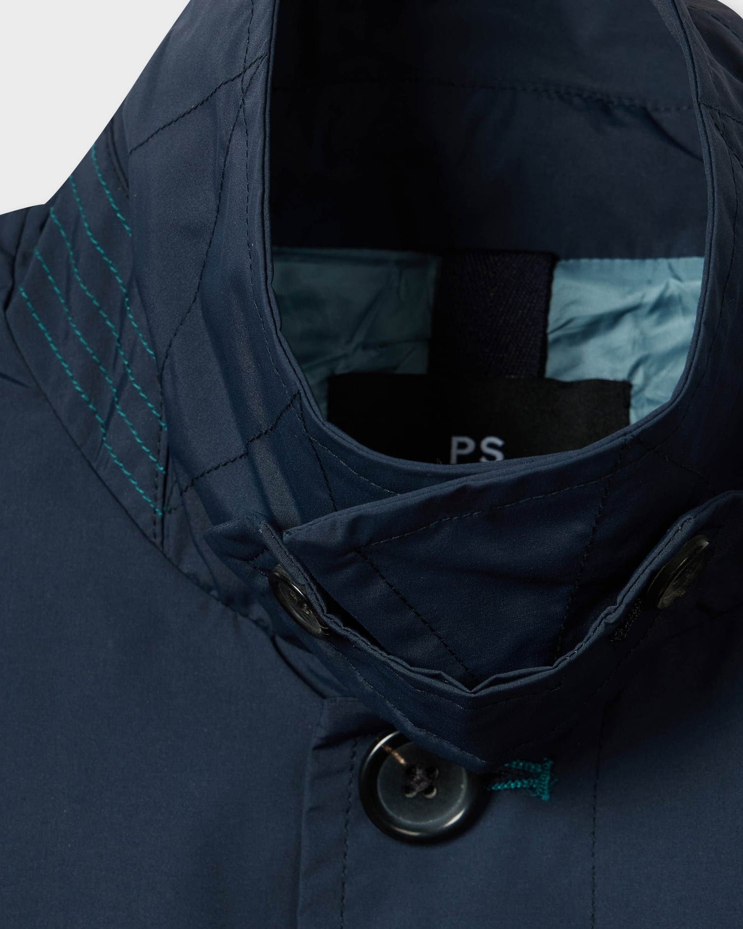 PS Paul Smith Mens Lined Mac - 49 Very Dark Navy