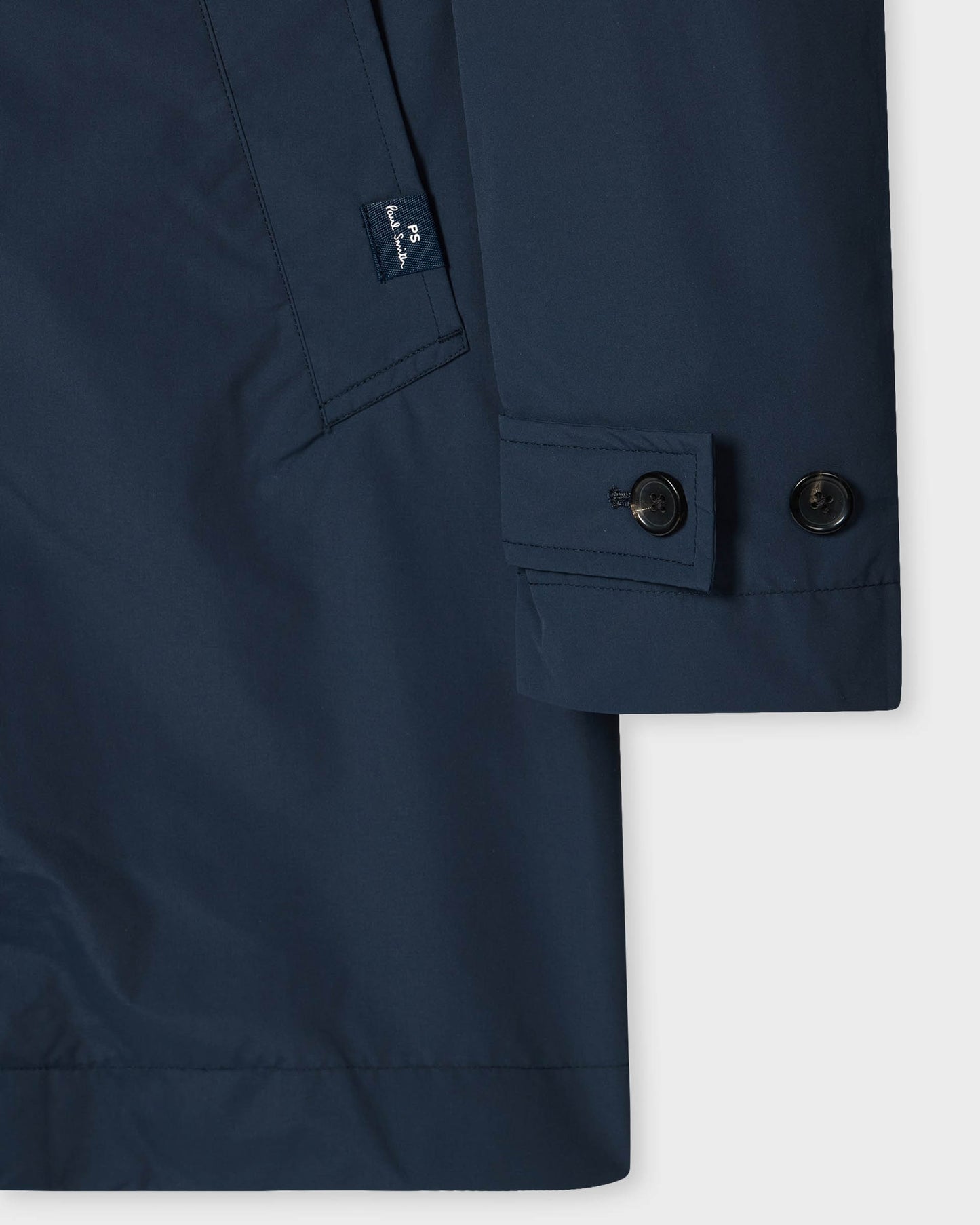 PS Paul Smith Mens Lined Mac - 49 Very Dark Navy