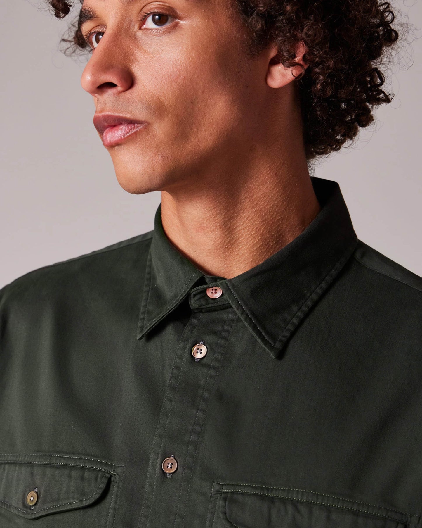 PS Paul Smith Mens Casual Fit Long Sleeve Shirt - 38 Bottle Green