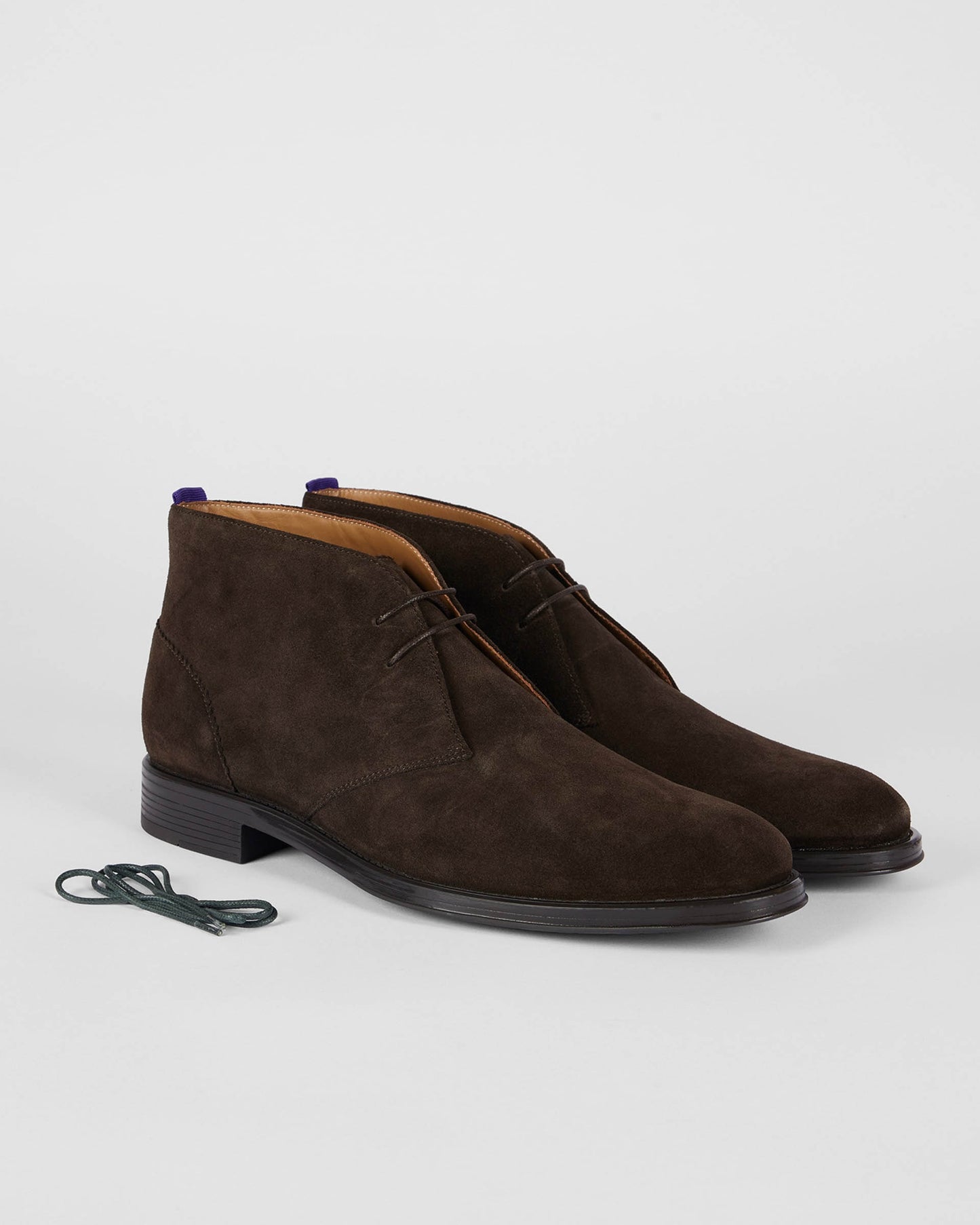 Paul Smith Mens Wilbur Suede Mens Boots - 69 Dark Brown