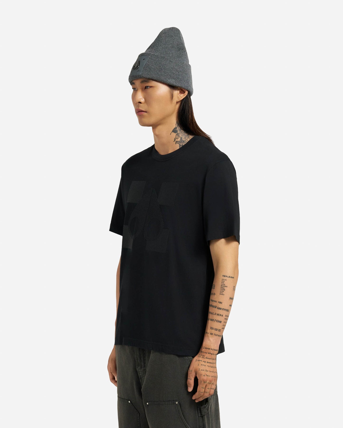 Moose Knuckles Finchley Mens T-Shirt - Black 292