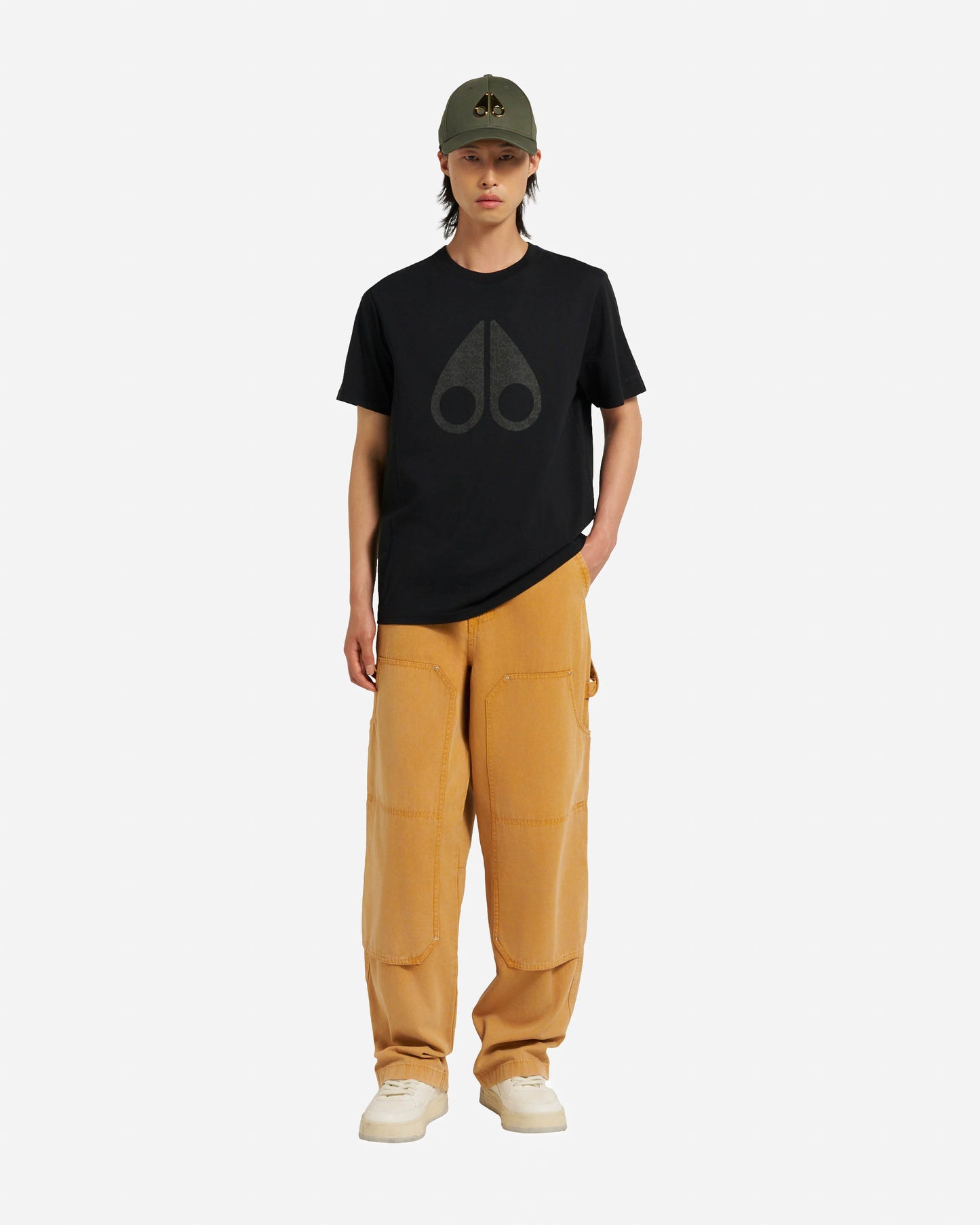 Moose Knuckles Chamblee Leaf Mens T-Shirt - Black 292