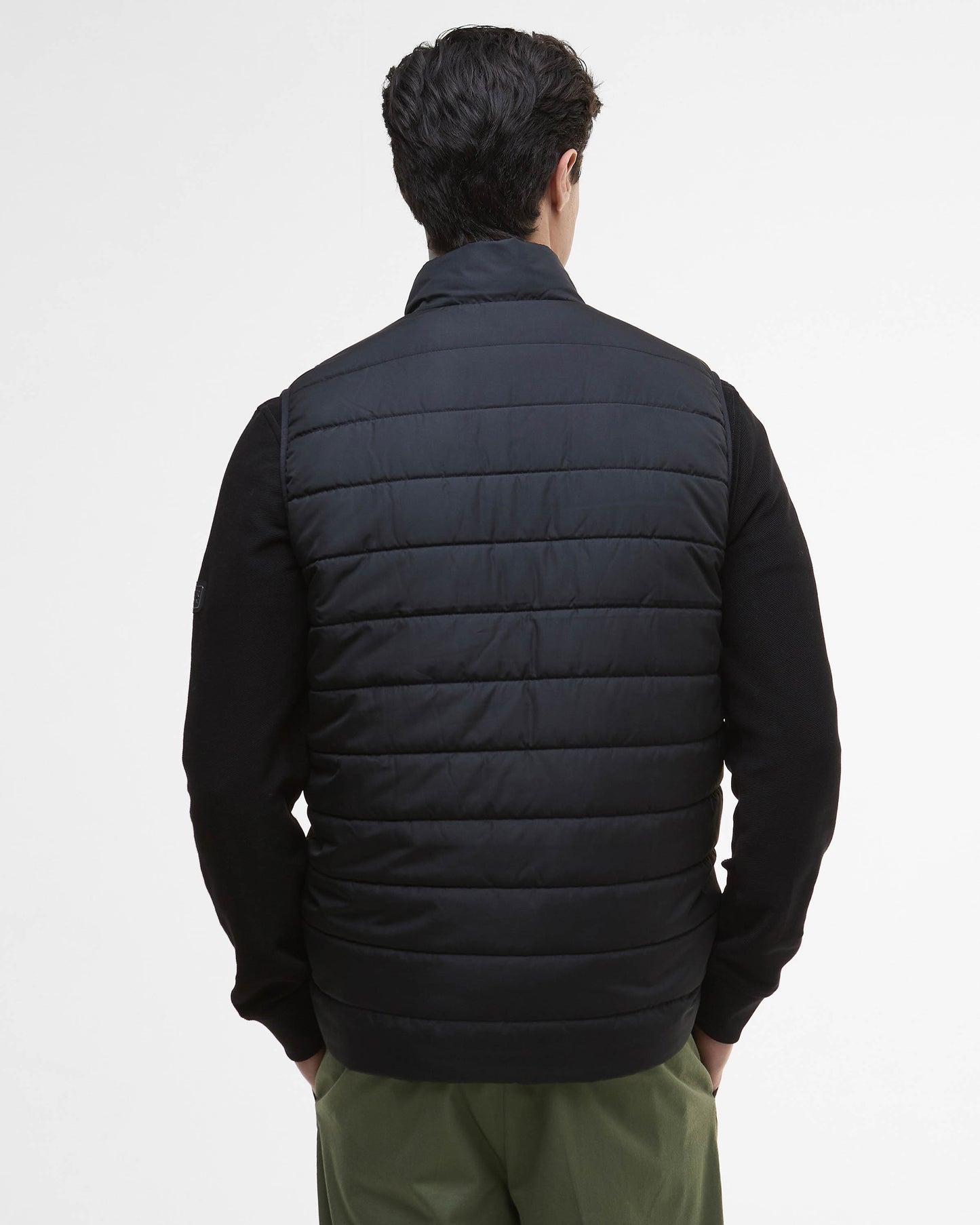Barbour International Aldon Mens Quilted Gilet - Black