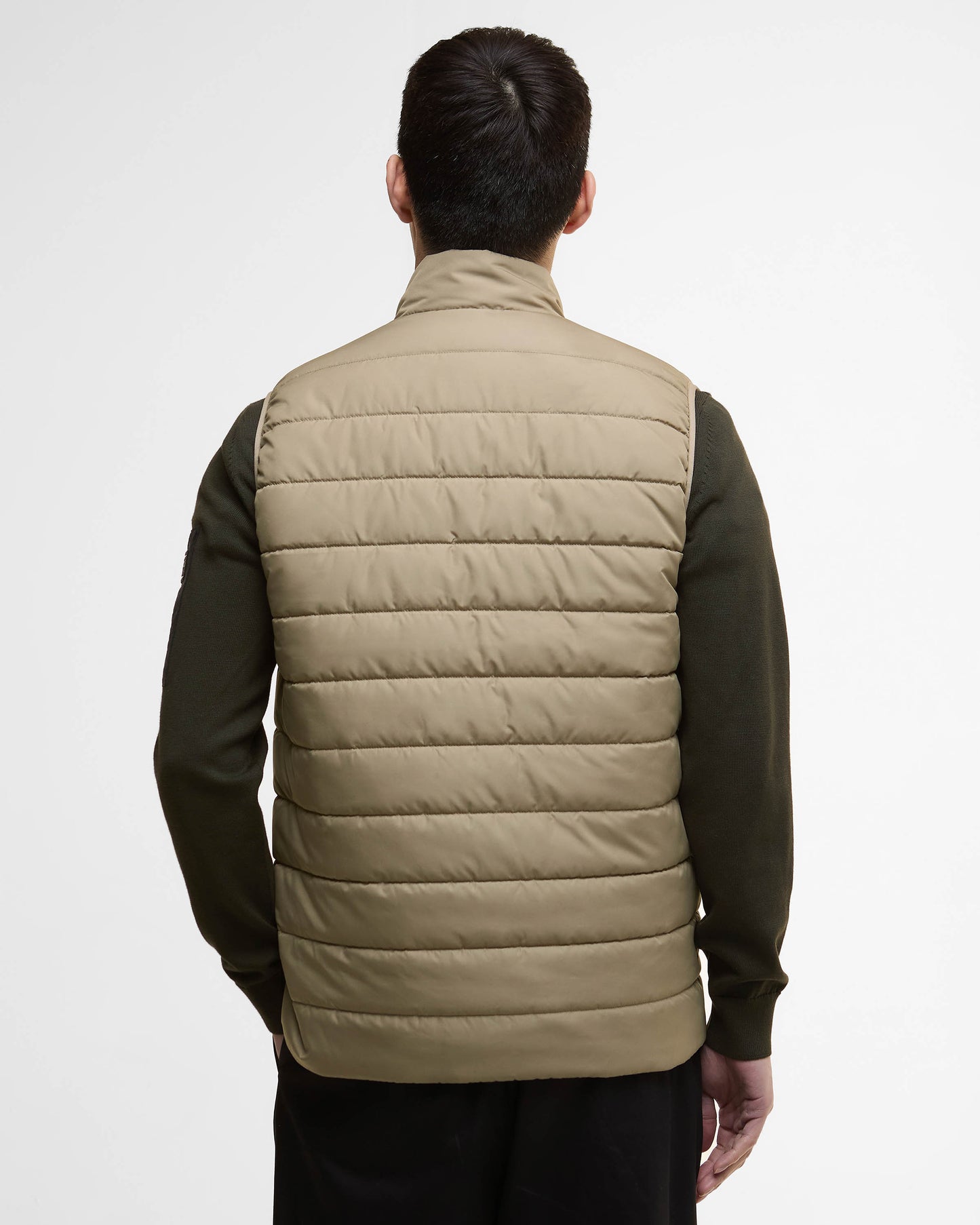 Barbour International Aldon Mens Quilted Gilet - Brindle