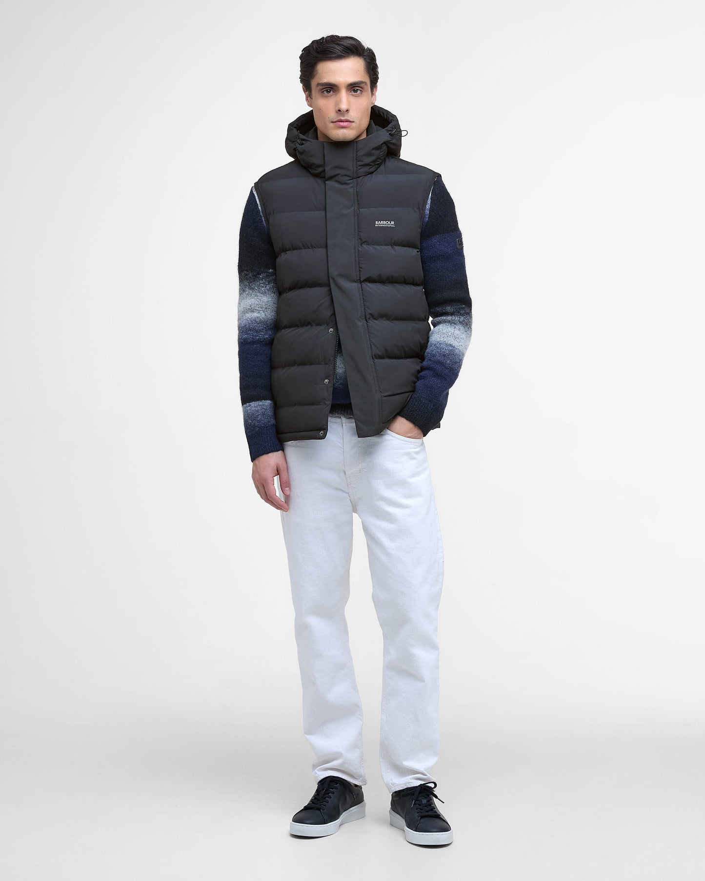 Barbour International Padley Mens Puffer Gilet - Black
