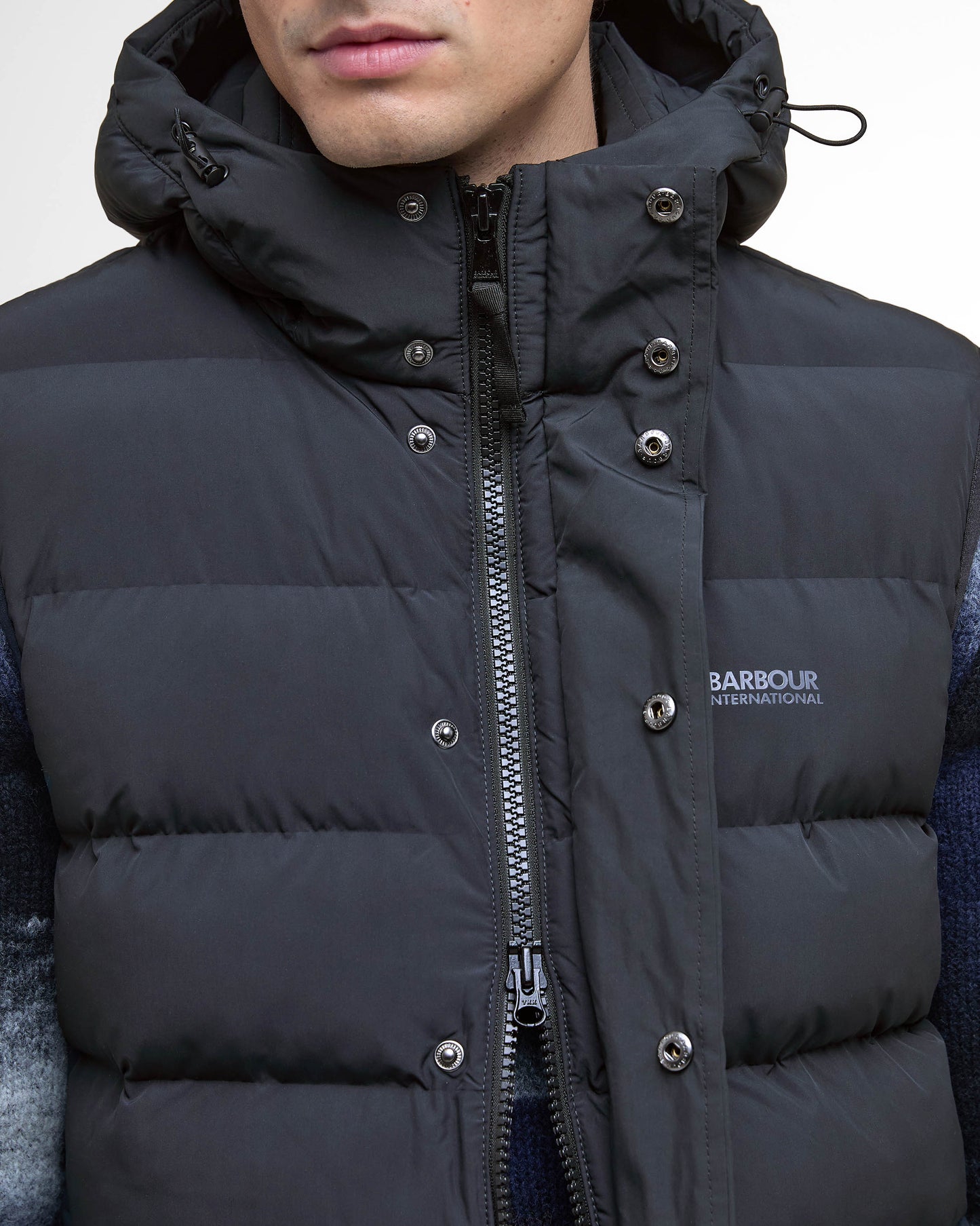Barbour International Padley Mens Puffer Gilet - Black