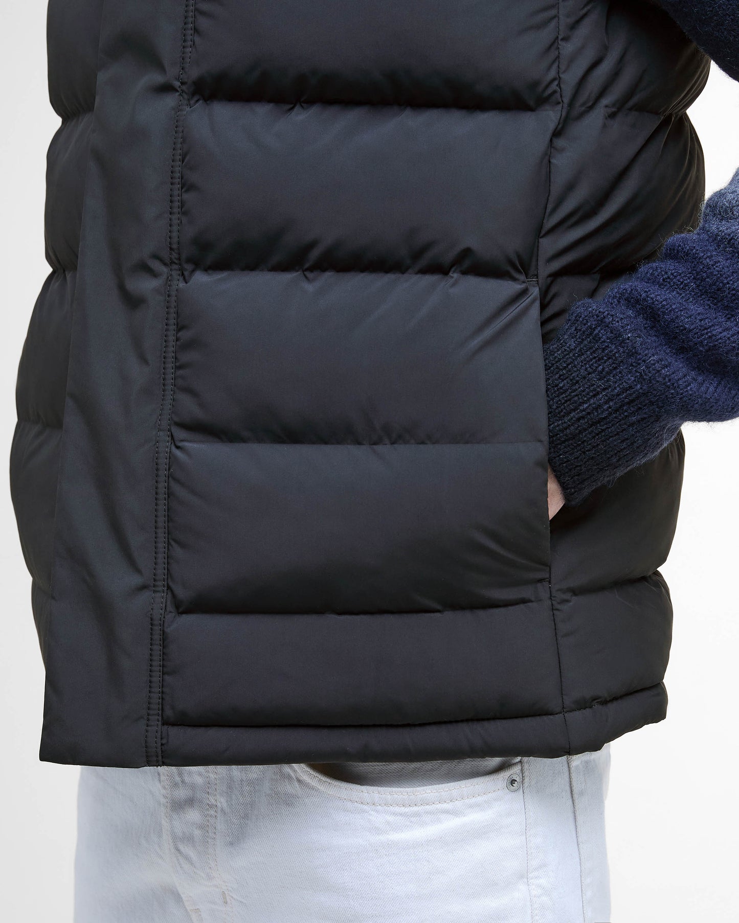 Barbour International Padley Mens Puffer Gilet - Black