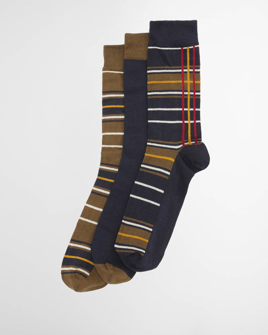 Barbour Mens Tartan Socks Gift Box - Classic Tartan