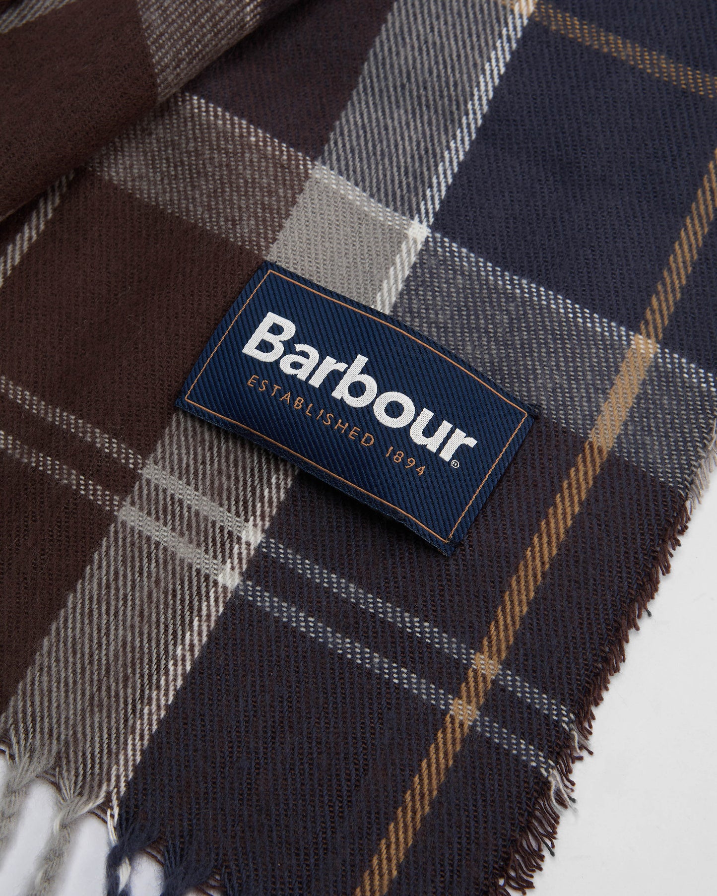 Barbour Mens Swinton Beanie & Galingale Scarf Gift Set - Midnight Oak