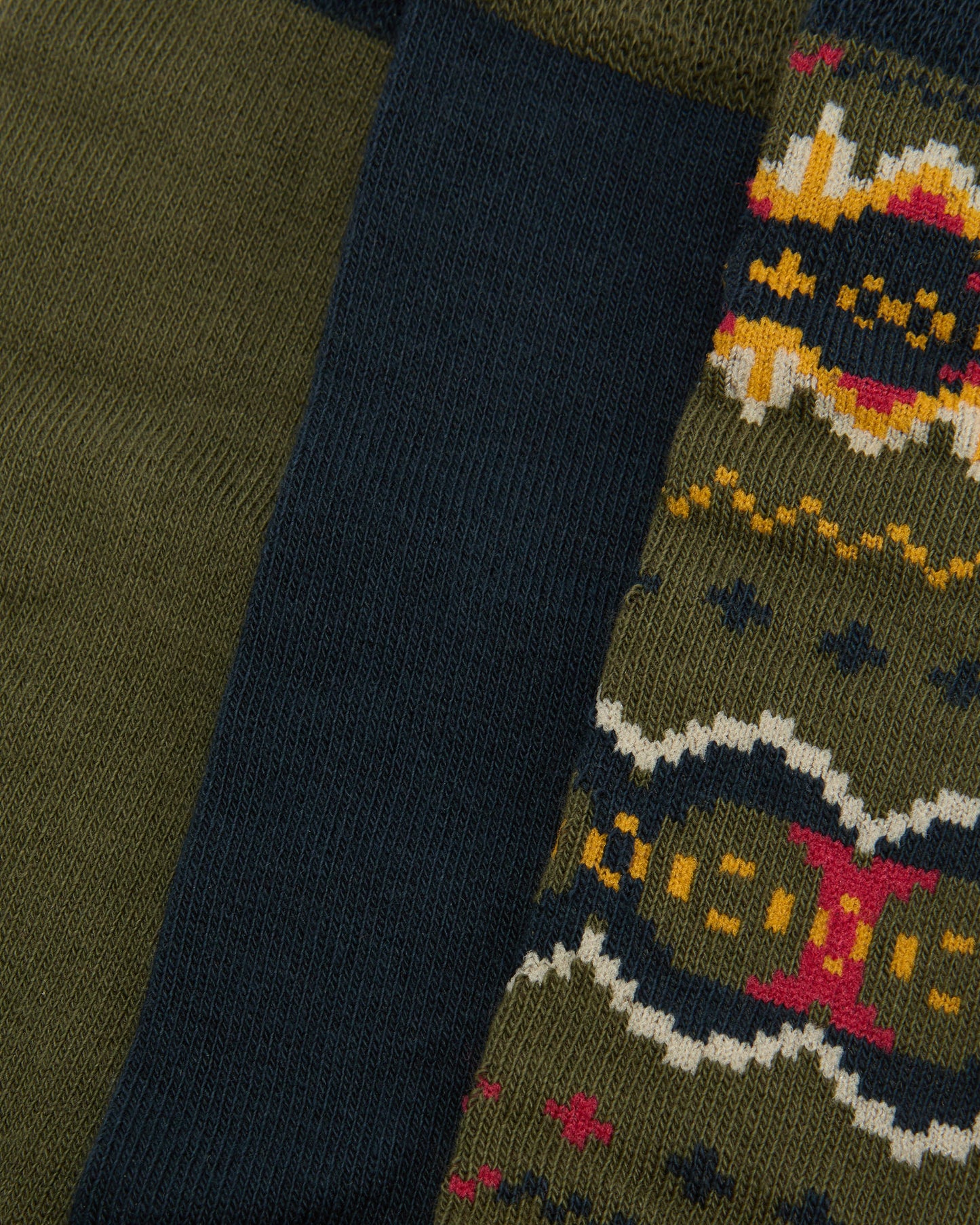 Barbour Case Mens Fair Isle Sock Gift Box - Classic Tartan