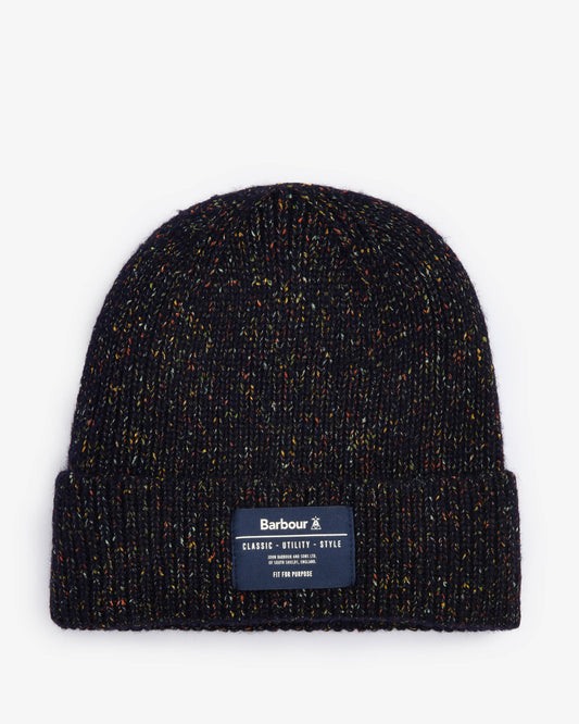 Barbour Eston Mens Beanie Hat - Navy