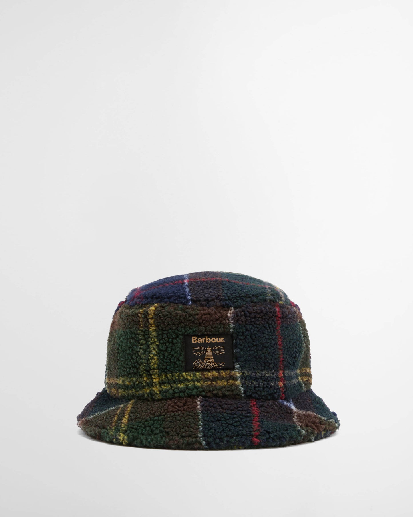 Barbour Field Fleece Mens Bucket Hat- Classic Tartan