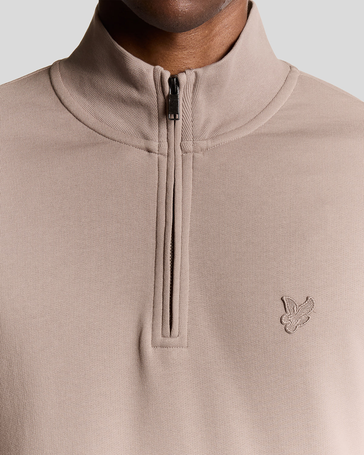 Lyle & Scott Superfine Quarter Zip Sweatshirt - X893 Fife