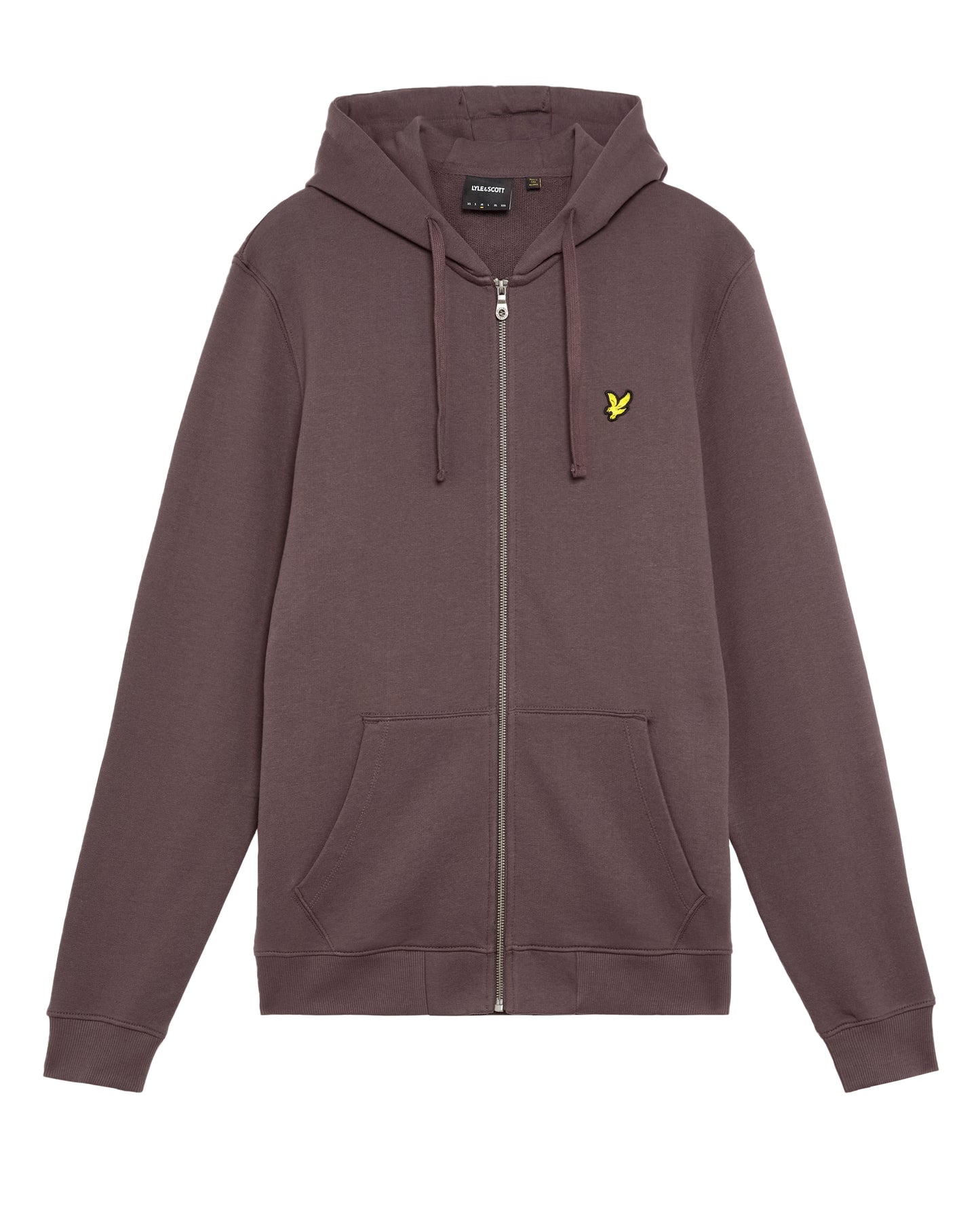 Lyle & Scott Zip Through Mens Hoodie ML420VOG - X863 Espresso