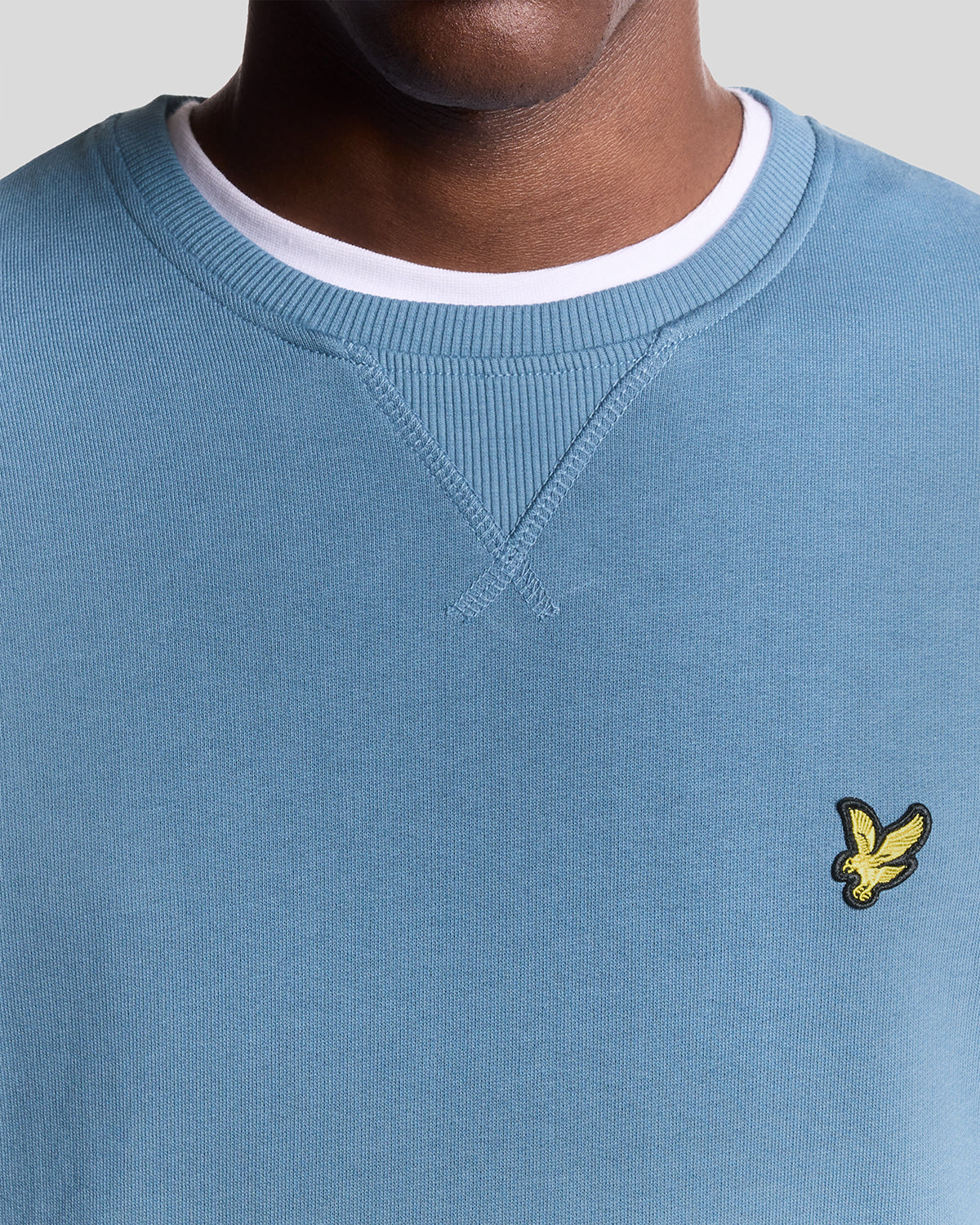 Lyle & Scott Mens Sweatshirt ML424VOG - X861 Ocean Sky