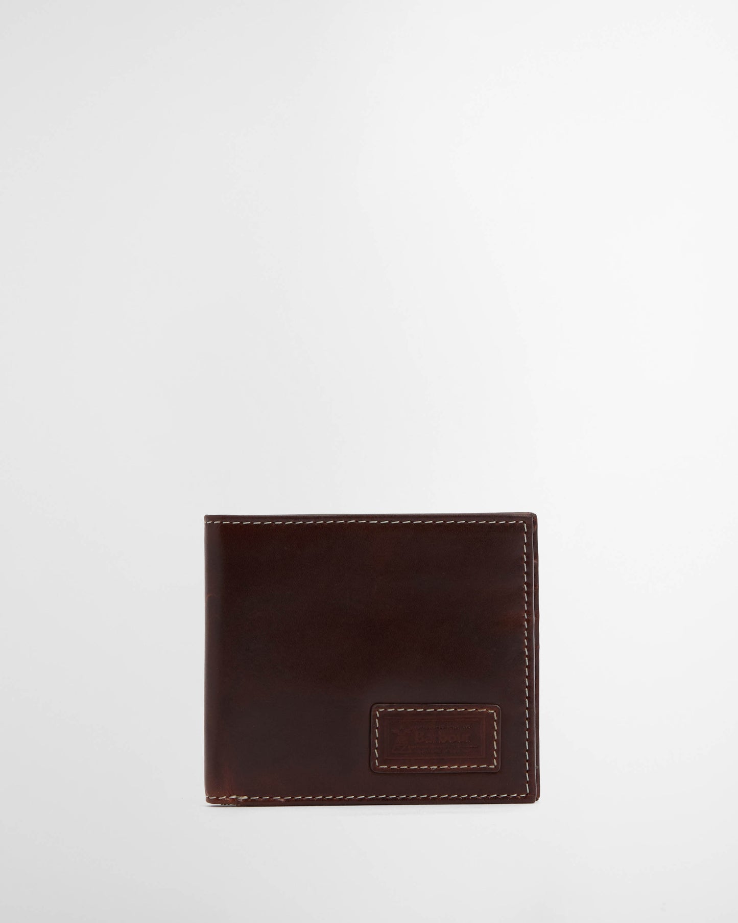 Barbour Bilton Mens Leather Wallet Burnt - Chocolate Brown