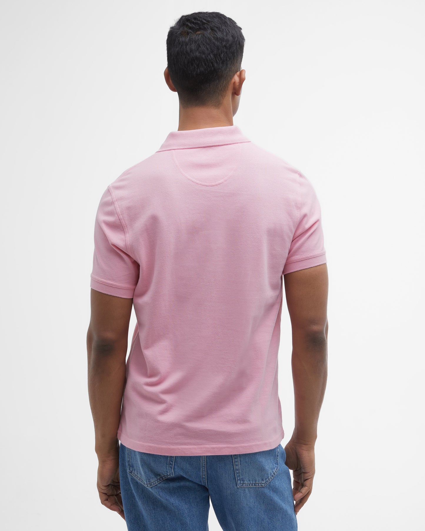 Barbour Mens Sports Polo Shirt - Pink