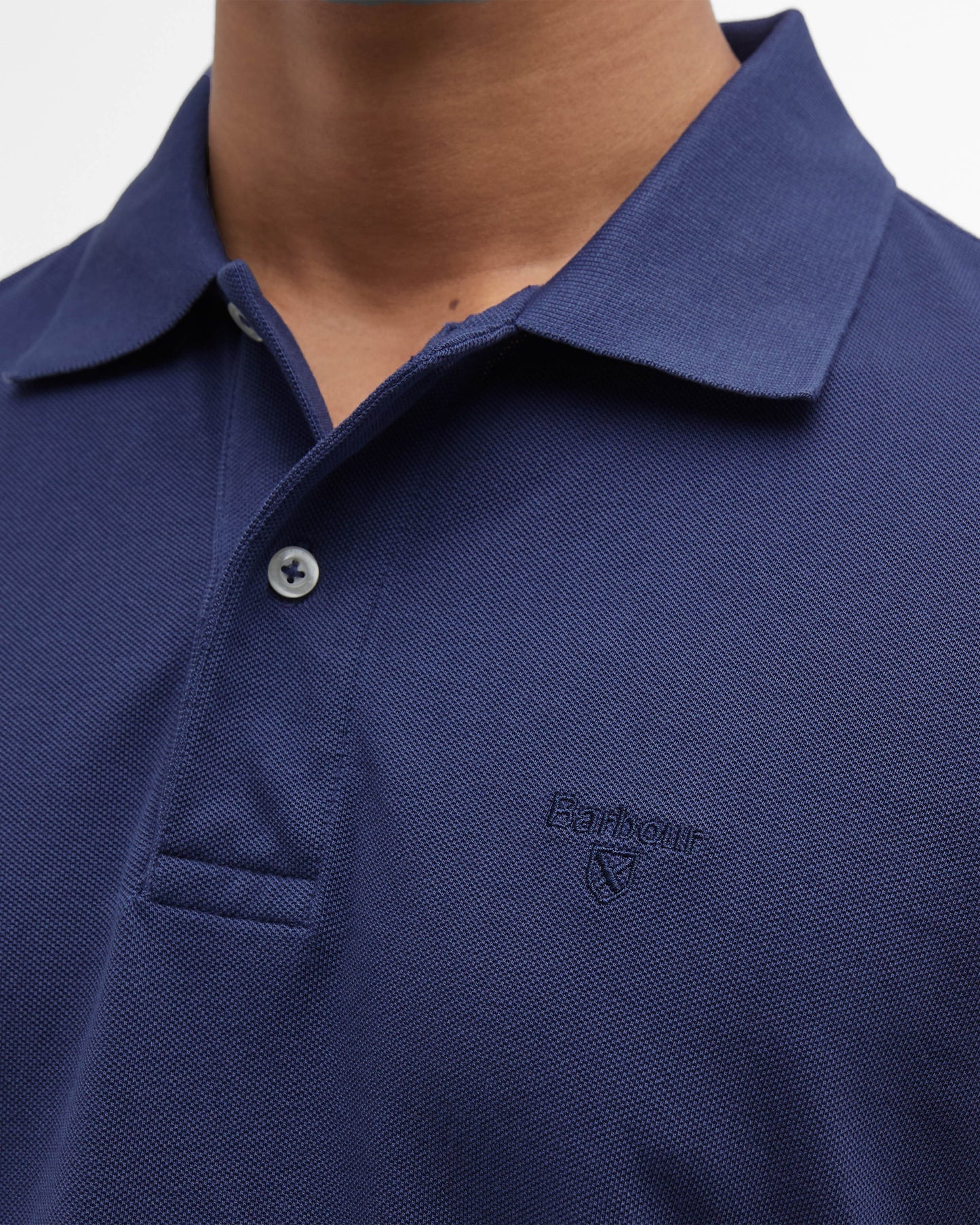 Barbour Wash Sports Mens Polo Shirt - Navy