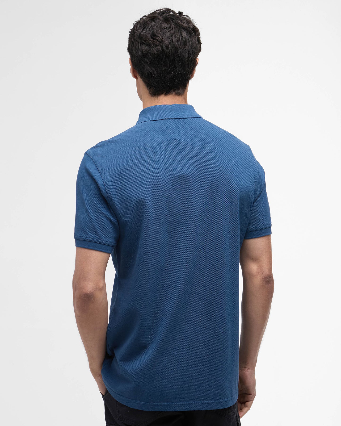 Barbour International Essential Short Sleeve Mens Polo - Insignia Blue