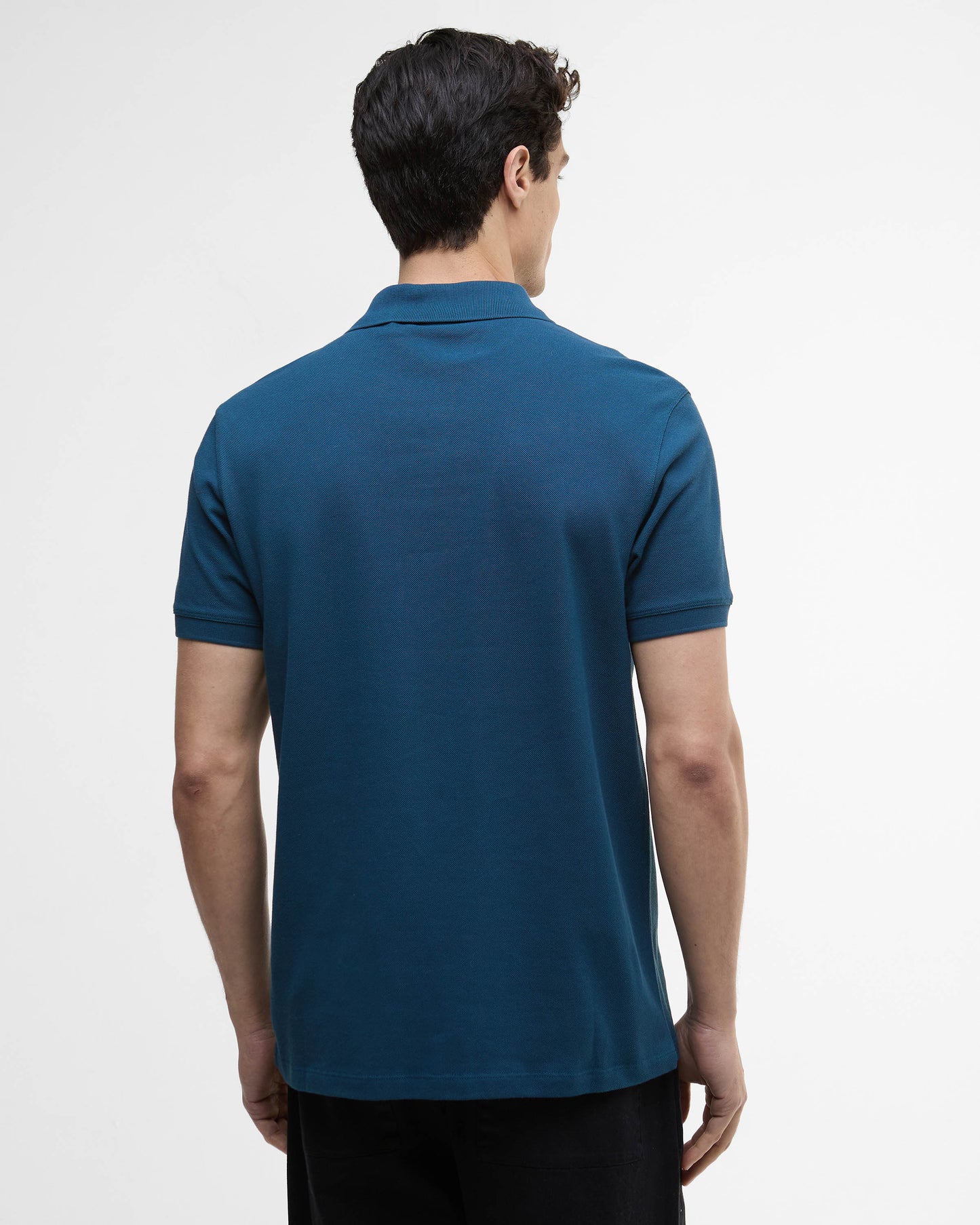 Barbour International Essential Short Sleeve Mens Polo - Shaded Emerald