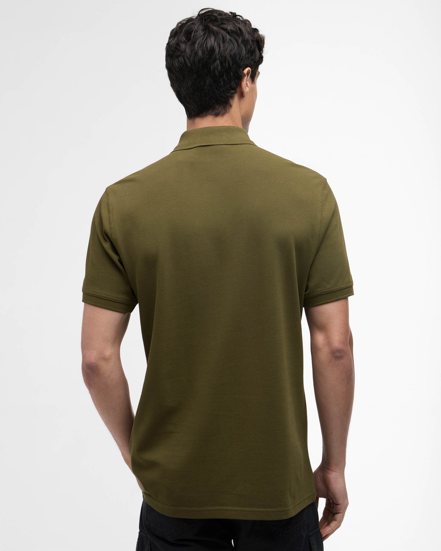 Barbour International Essential Short Sleeve Mens Polo - Light Sage