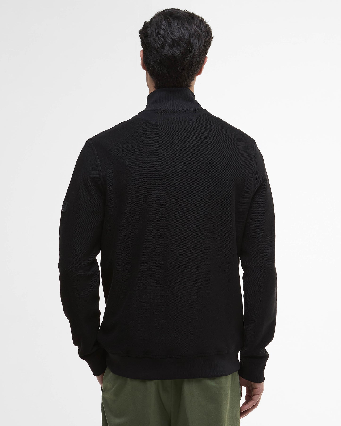 Barbour International Samuel Mens Funnel Neck Sweatshirt - Black