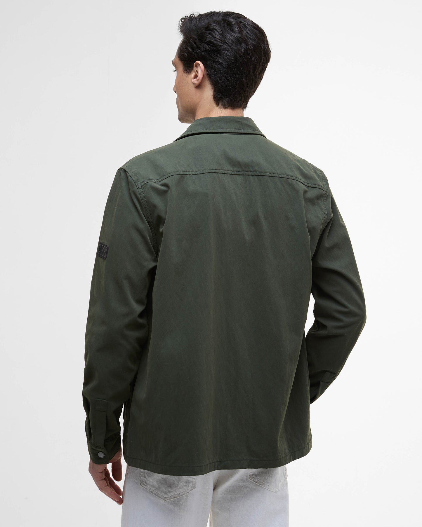 Barbour International Maze Peached Mens Overshirt - Sage