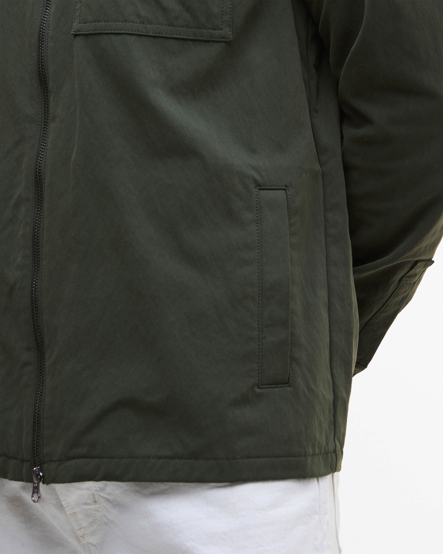 Barbour International Maze Peached Mens Overshirt - Sage