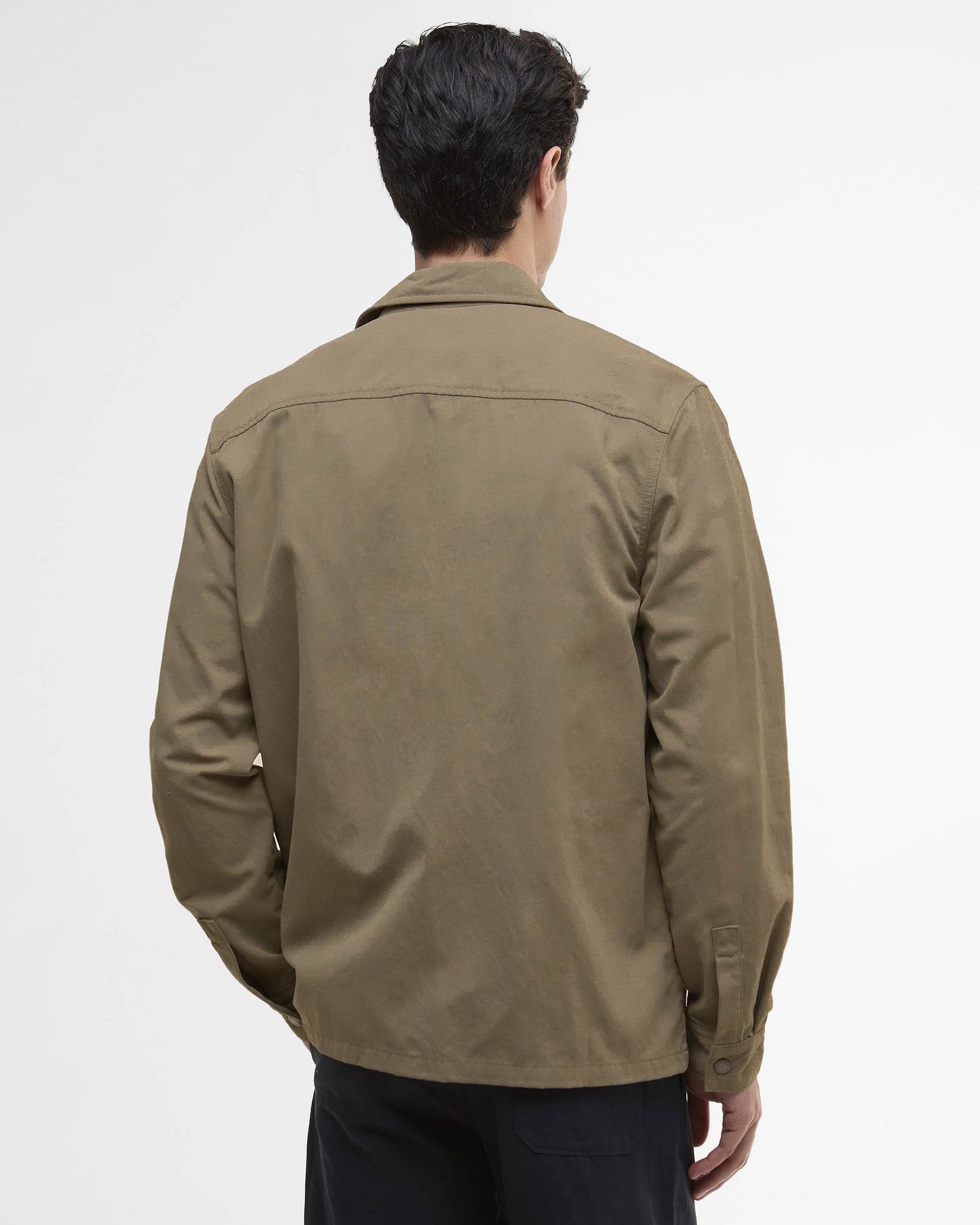 Barbour International Maze Peached Mens Overshirt - Brindle