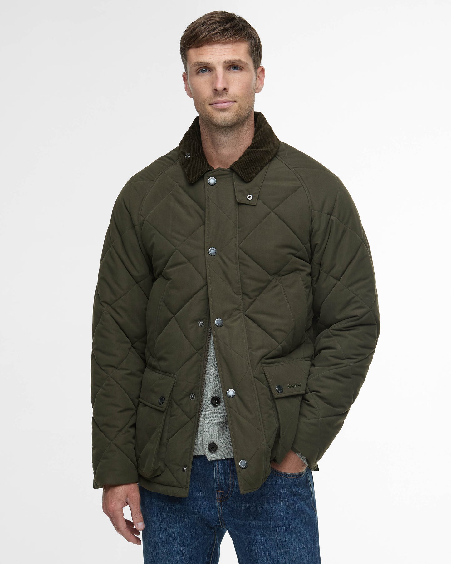 Barbour Modern Bedale Mens Quilted Jacket - Olive