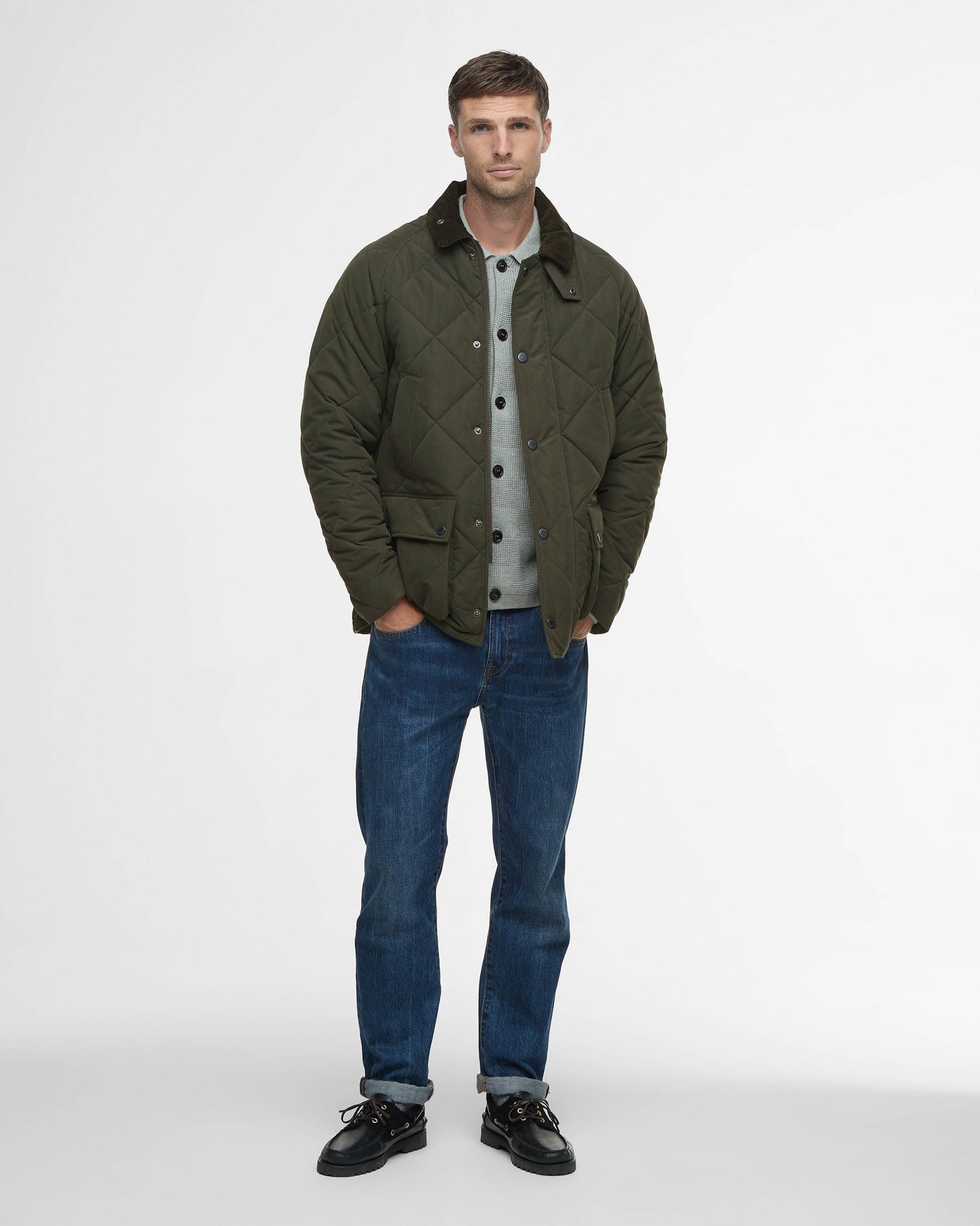 Barbour Modern Bedale Mens Quilted Jacket - Olive