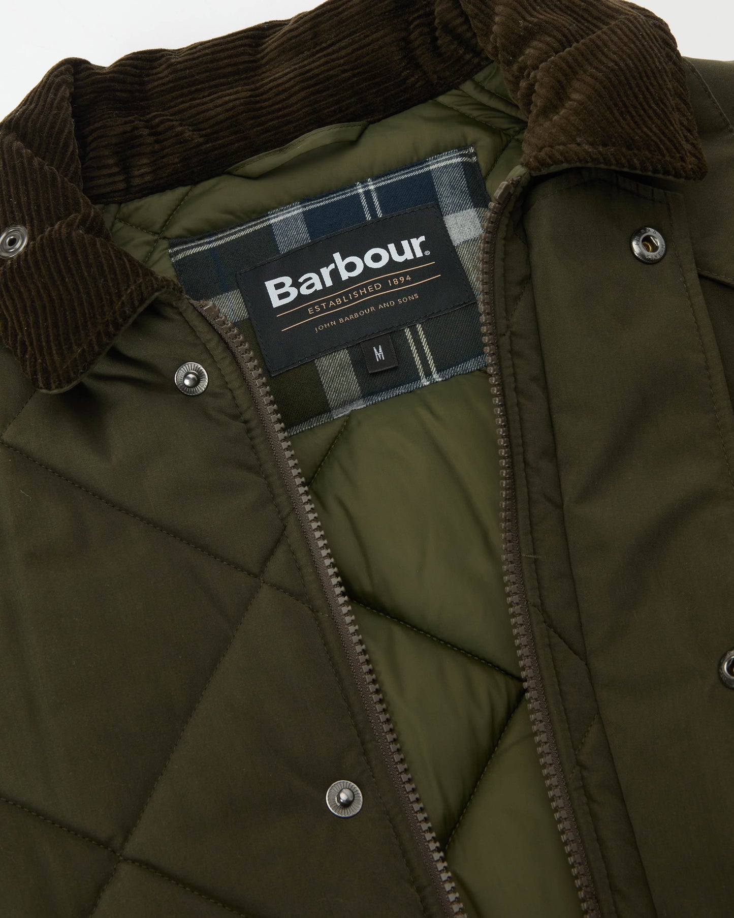 Barbour Modern Bedale Mens Quilted Jacket - Olive