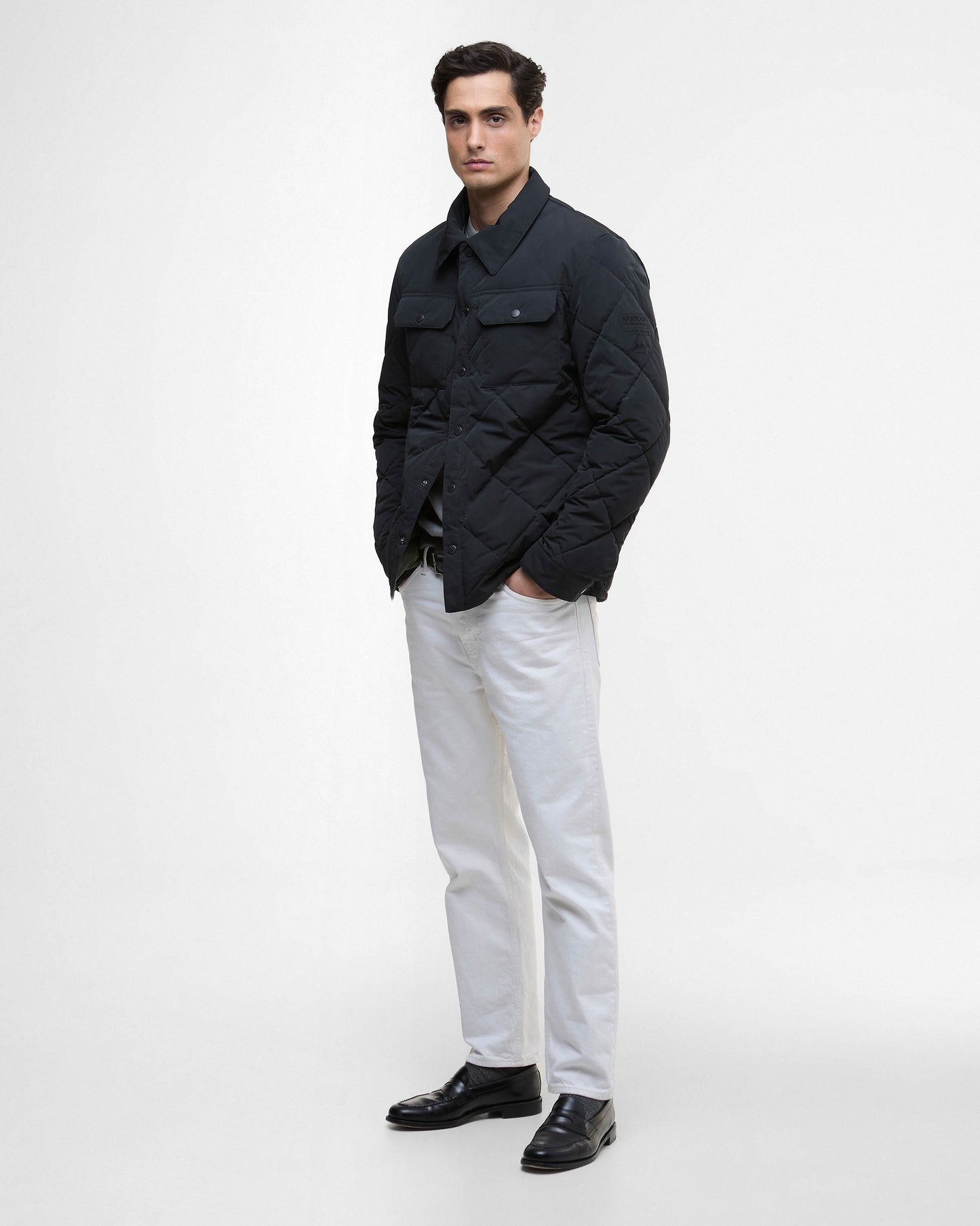Barbour International Axwell Mens Puffer Jacket - Black