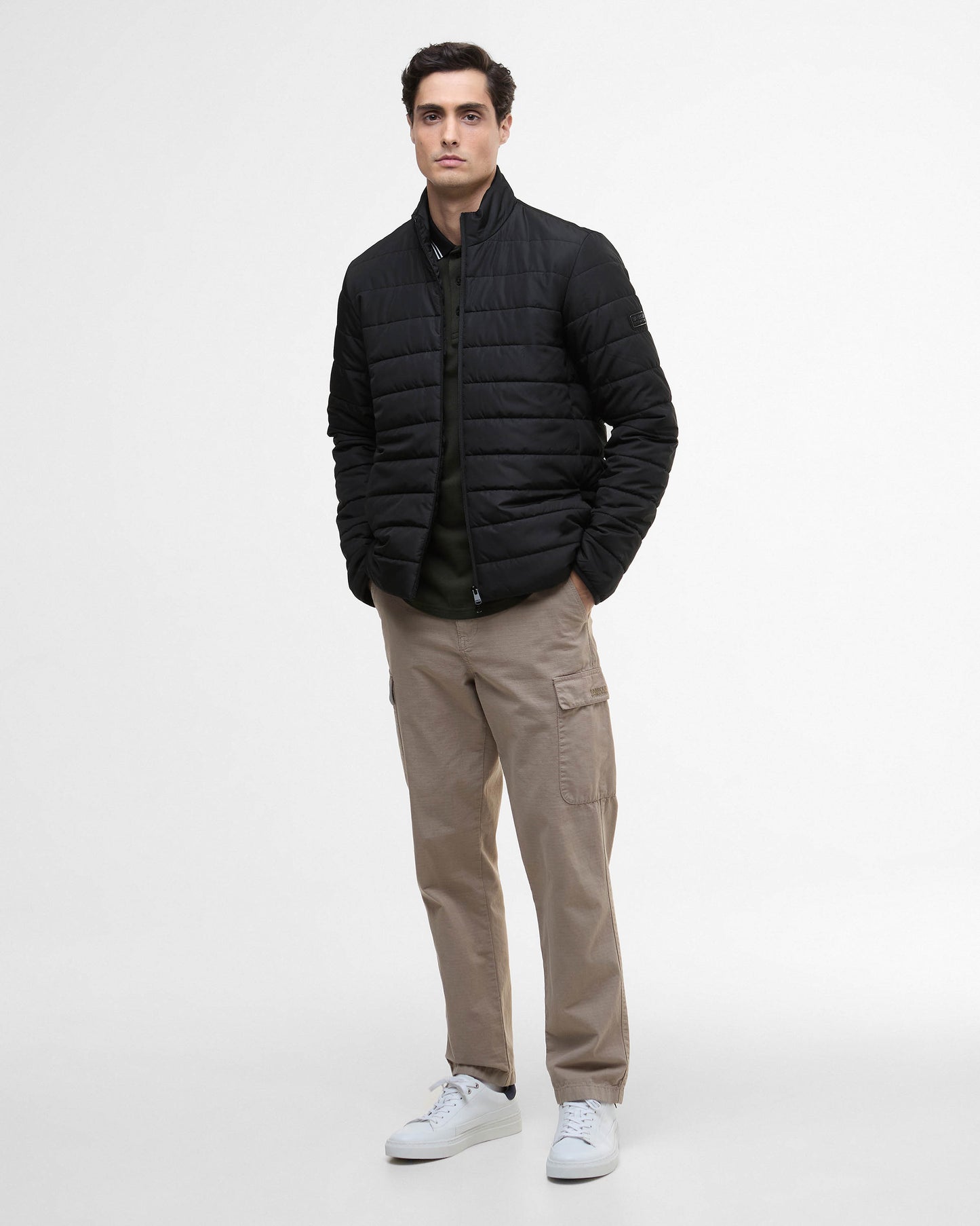Barbour International Aldon Mens Quilted Jacket - Black