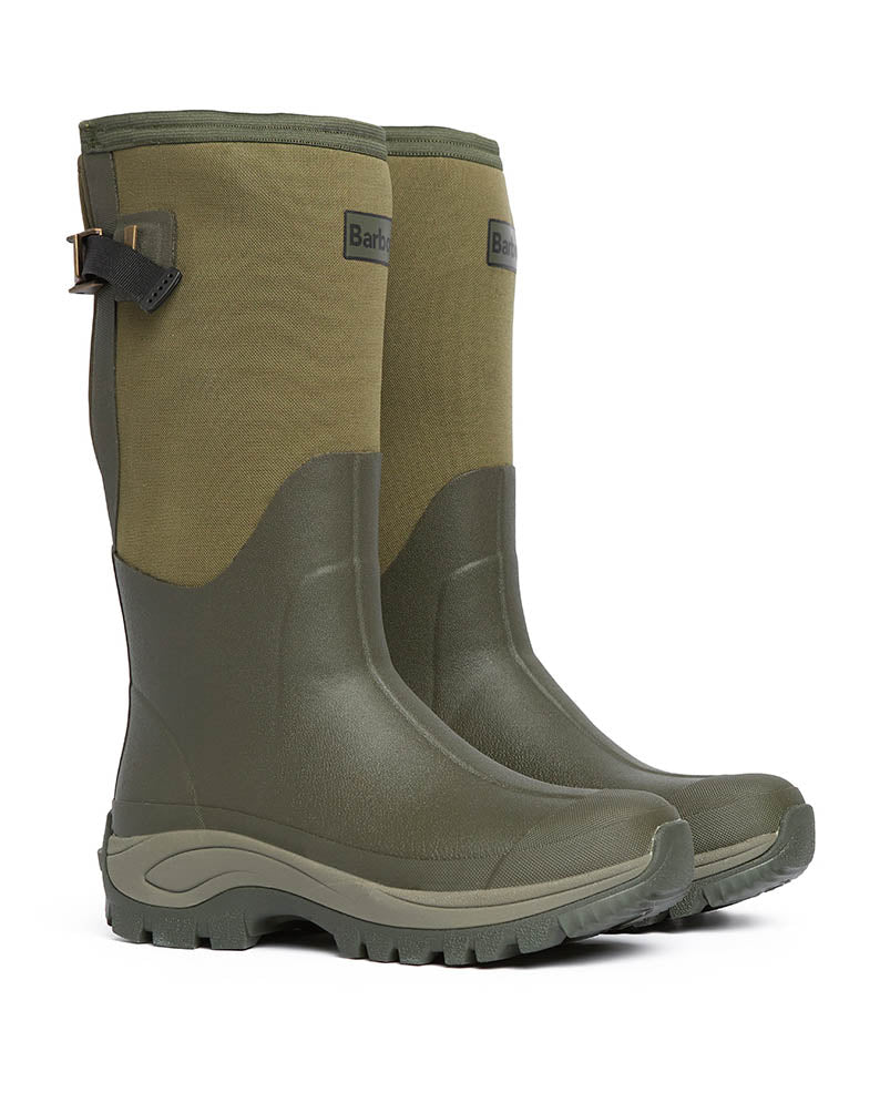 Barbour Tynedale Mens Tall Wellies Olive – CHO