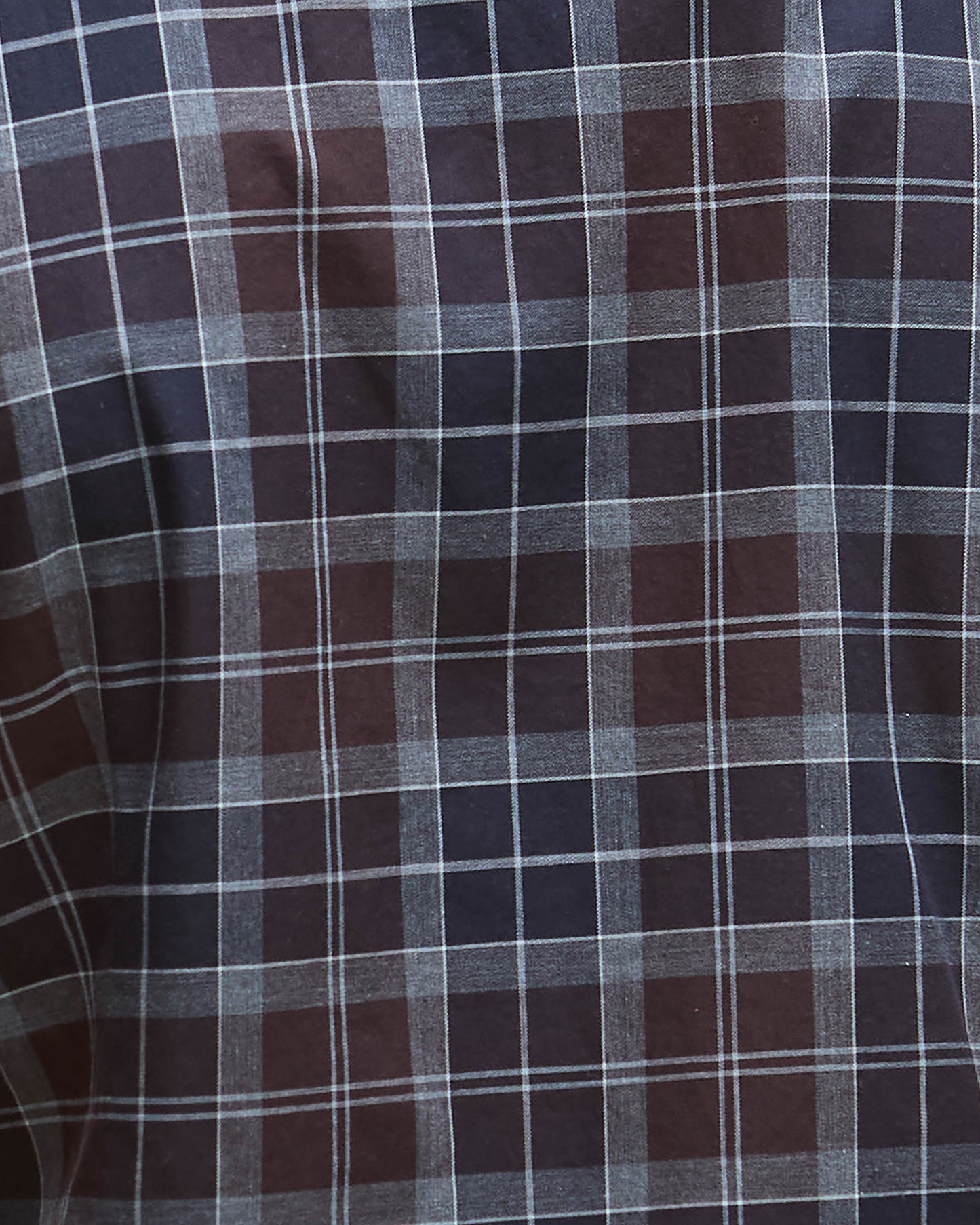 Barbour Wetherham Tailored Mens Shirt - Midnight Oak Tartan