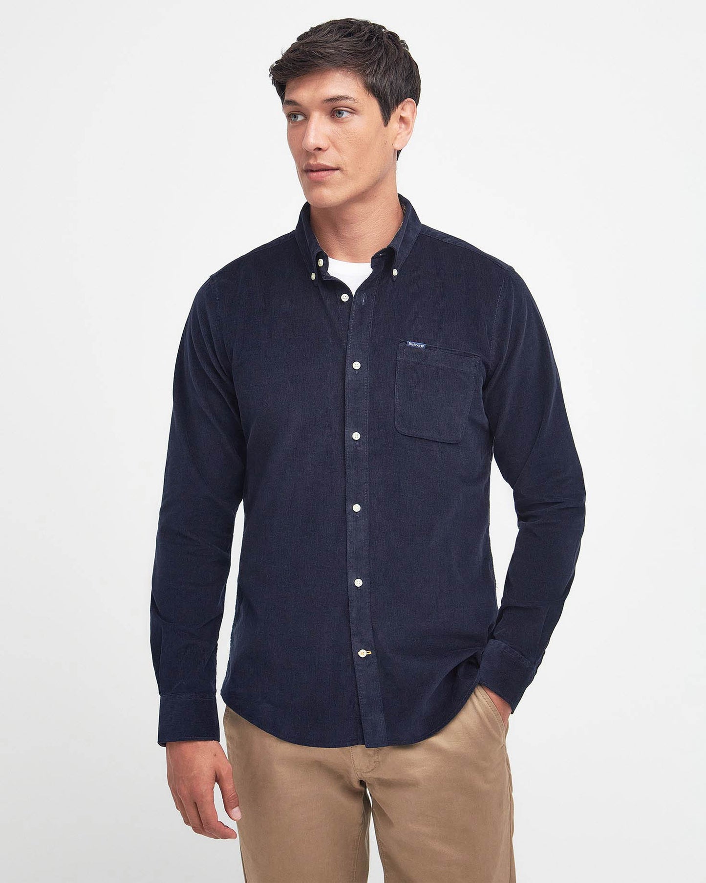 Barbour Ramsey Tailored Mens Shirt - Navy
